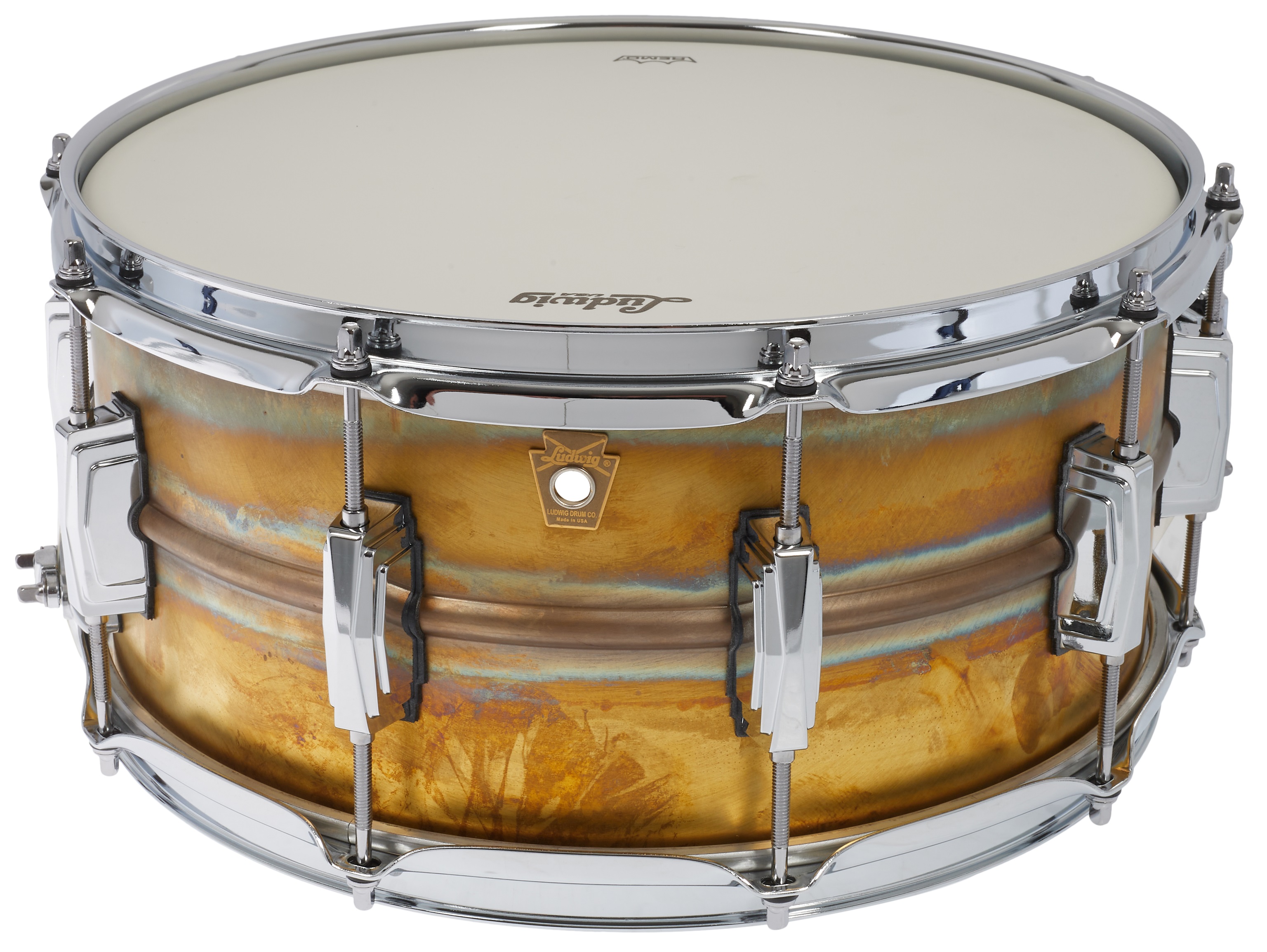 Levně Ludwig 14" x 6,5" Raw Brass LB464R