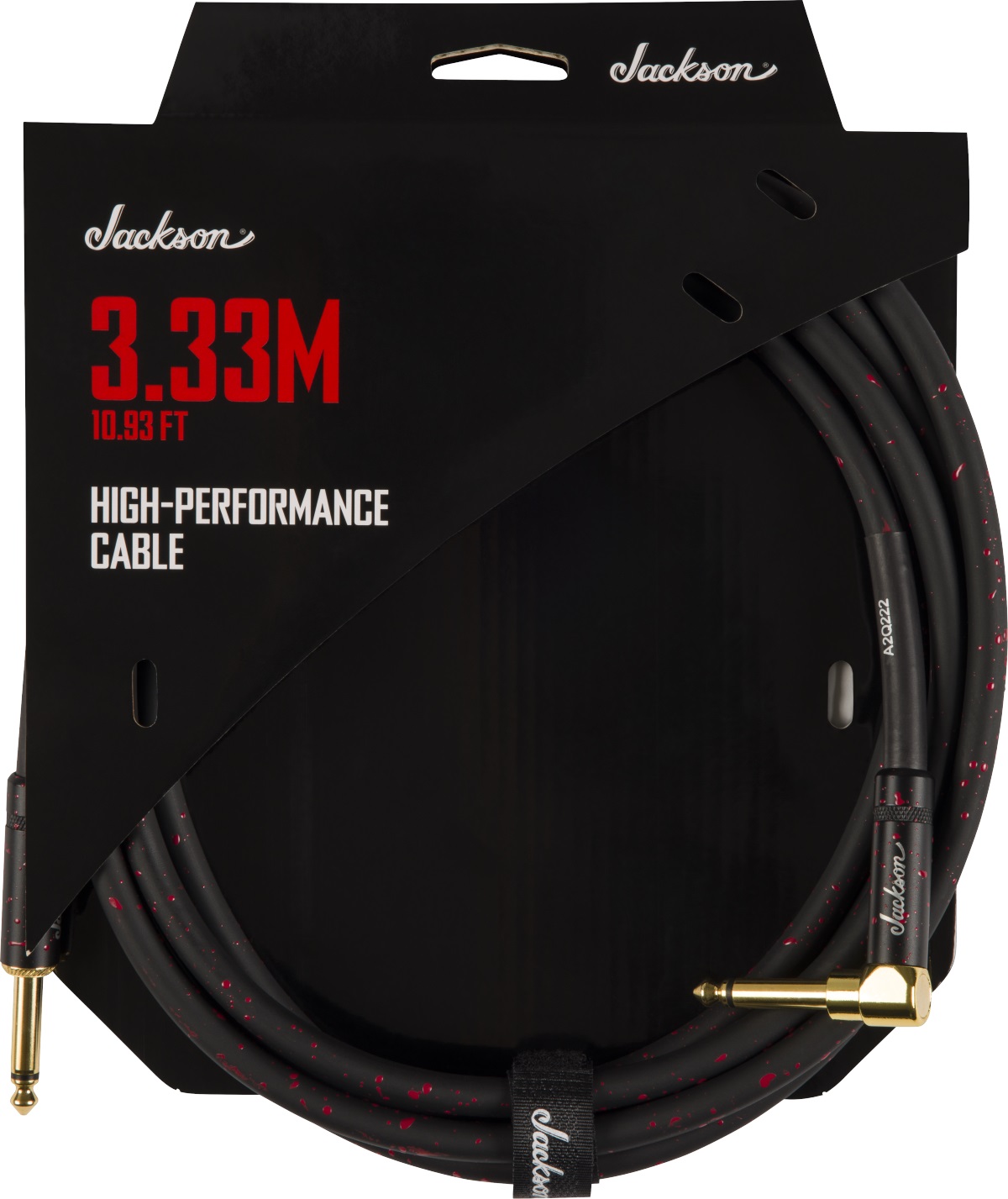 Levně Jackson High Performance Cable 3.33 m, Black & Red