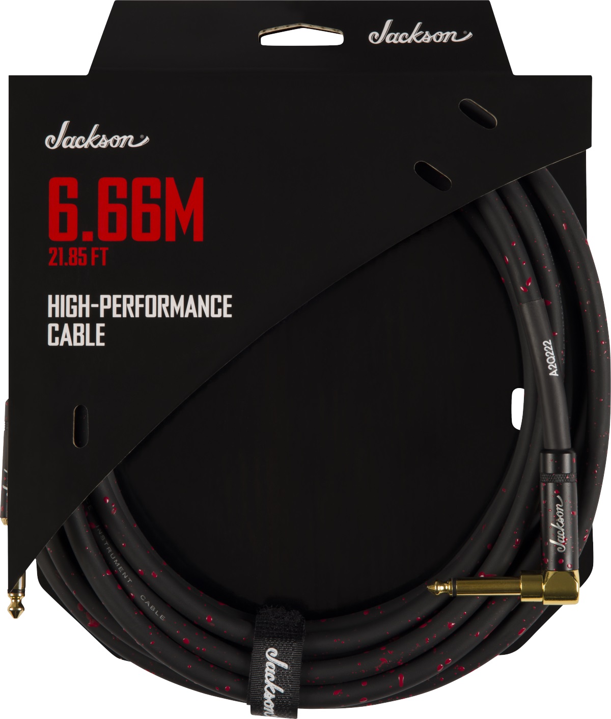 Levně Jackson High Performance Cable 6.66 m, Black & Red