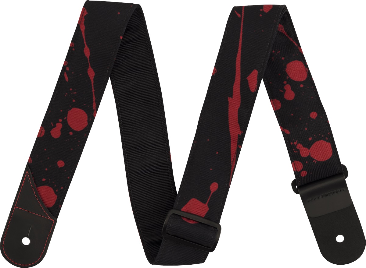 Levně Jackson Splatter Strap, Black & Red