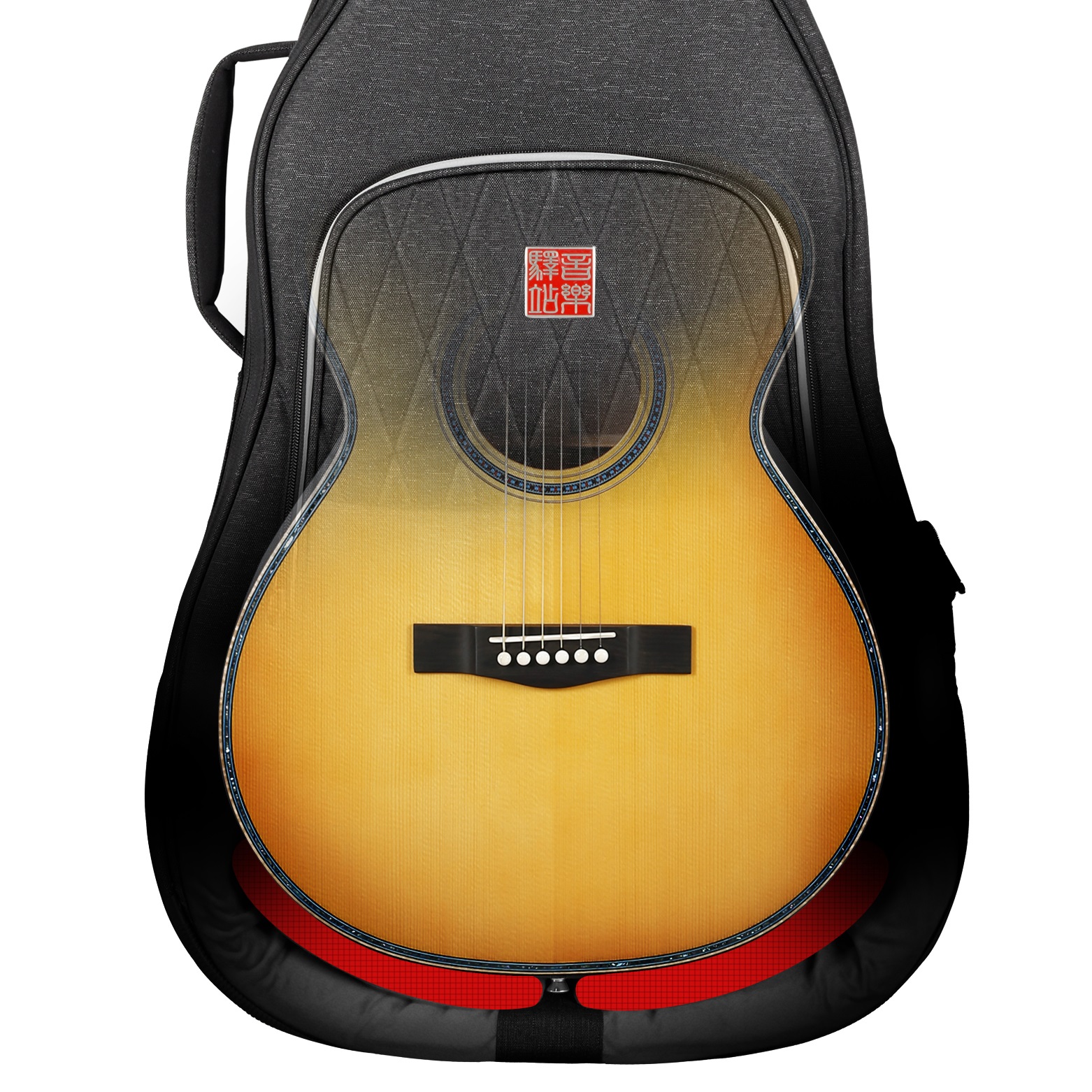 Music Area TANG30 Double Acoustic + Electric Guitar Case (obrázek 6)