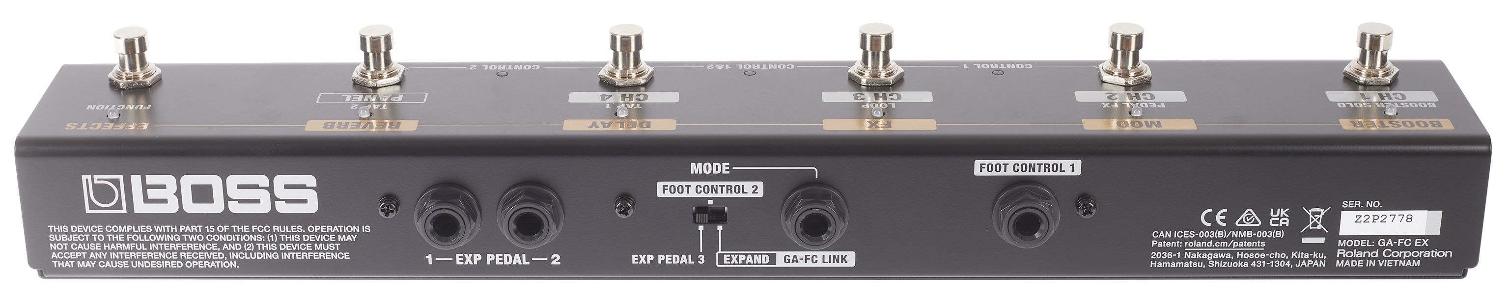 Boss GA-FC EX (obrázek 4)