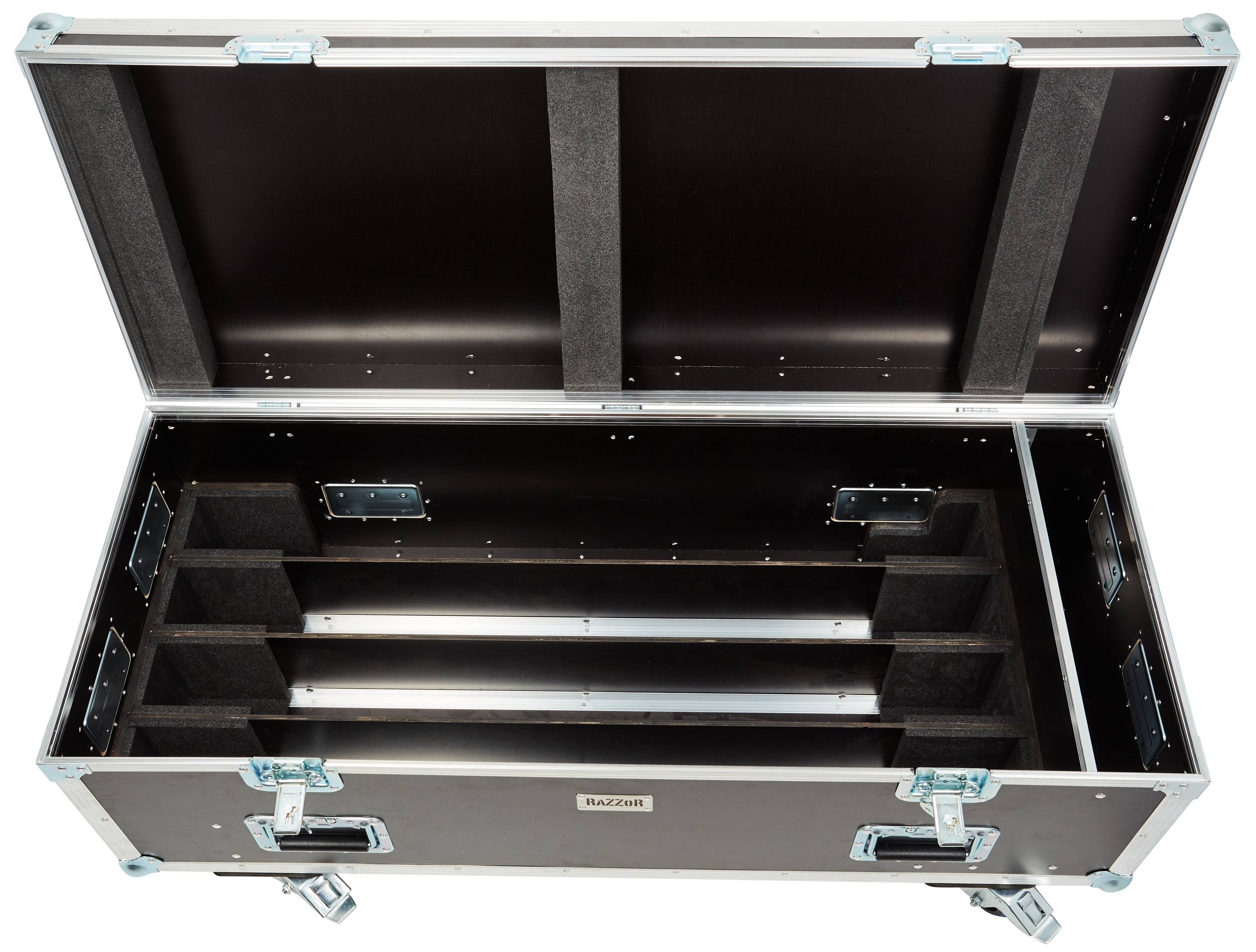Razzor Cases Case pro 8x Showtec Sunstrip Active MKII + přihrádka (obrázek 5)
