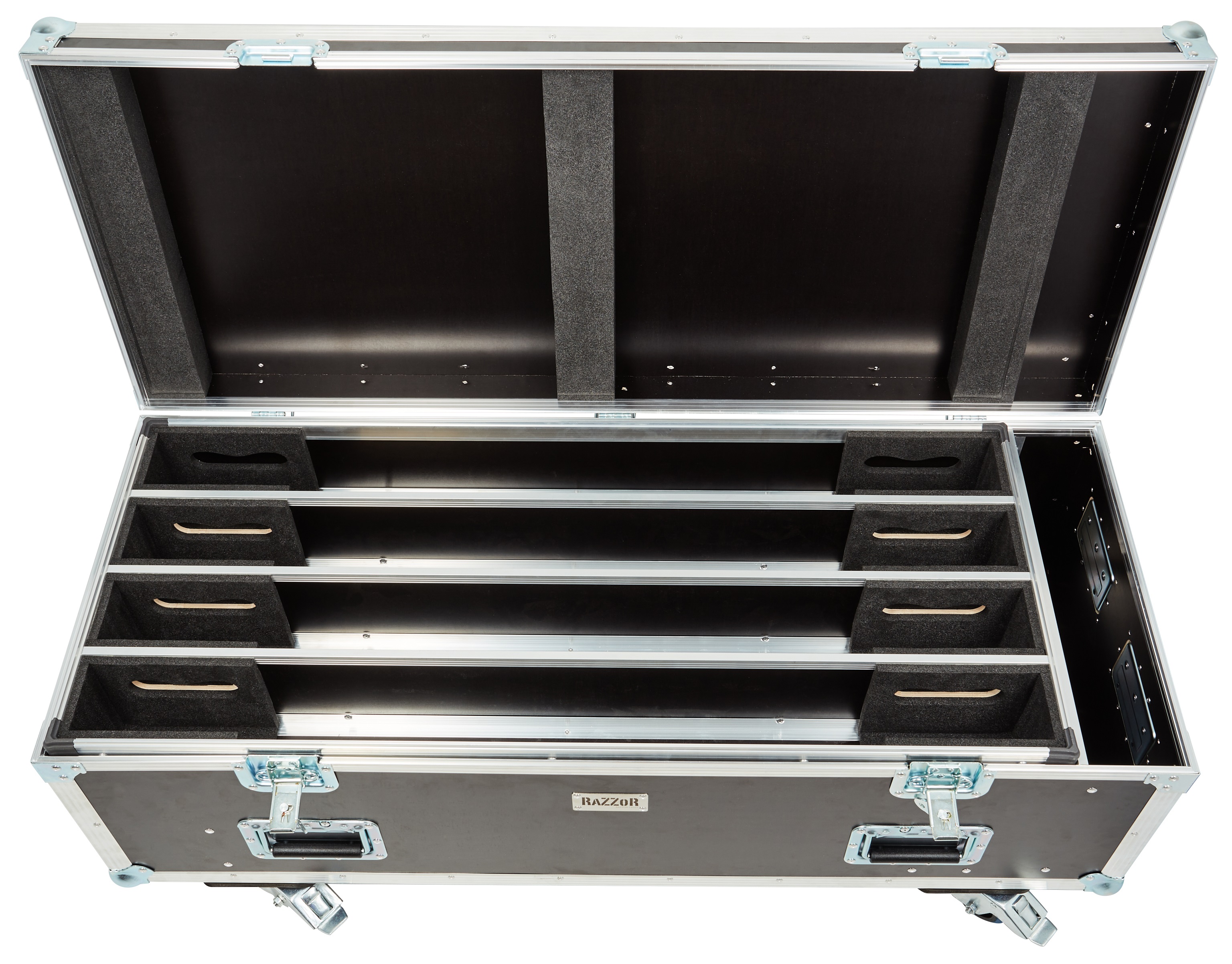 Razzor Cases Case pro 8x Showtec Sunstrip Active MKII + přihrádka (obrázek 6)