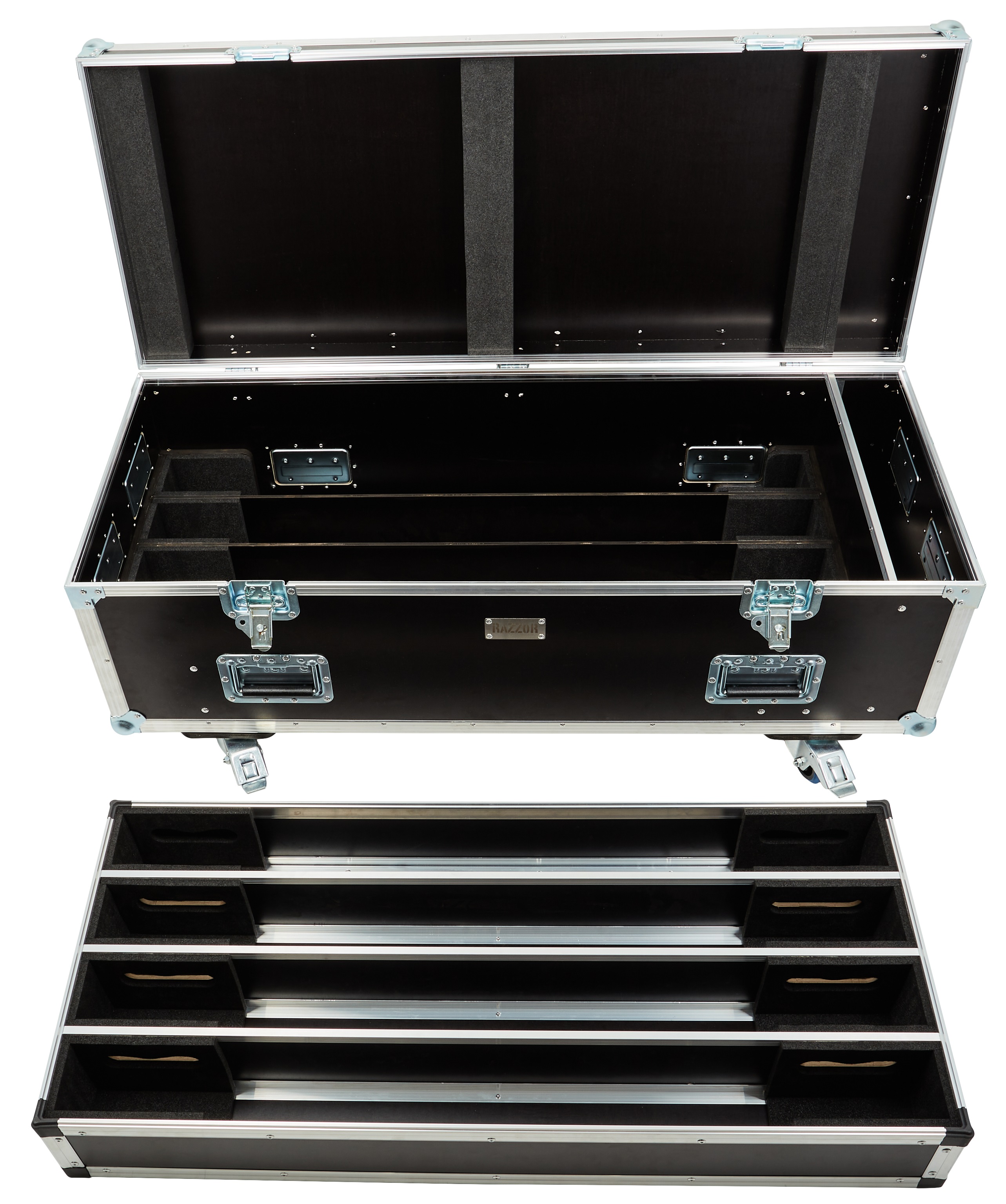 Razzor Cases Case pro 8x Showtec Sunstrip Active MKII + přihrádka (obrázek 7)