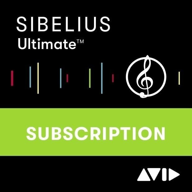 AVID Sibelius Ultimate Annual New Subscription