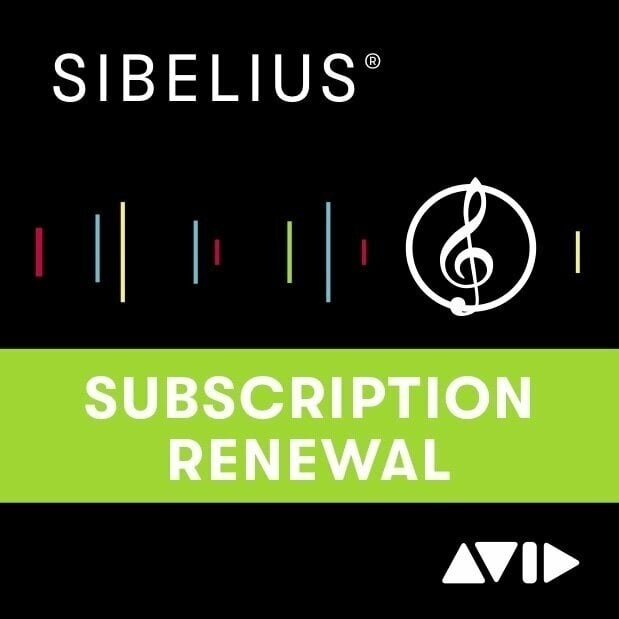 Levně AVID Sibelius Artist Annual Subscription Renewal
