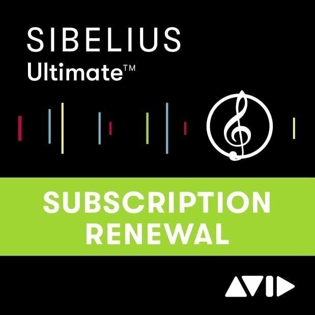 Levně AVID Sibelius Ultimate Annual Subscription Renewal
