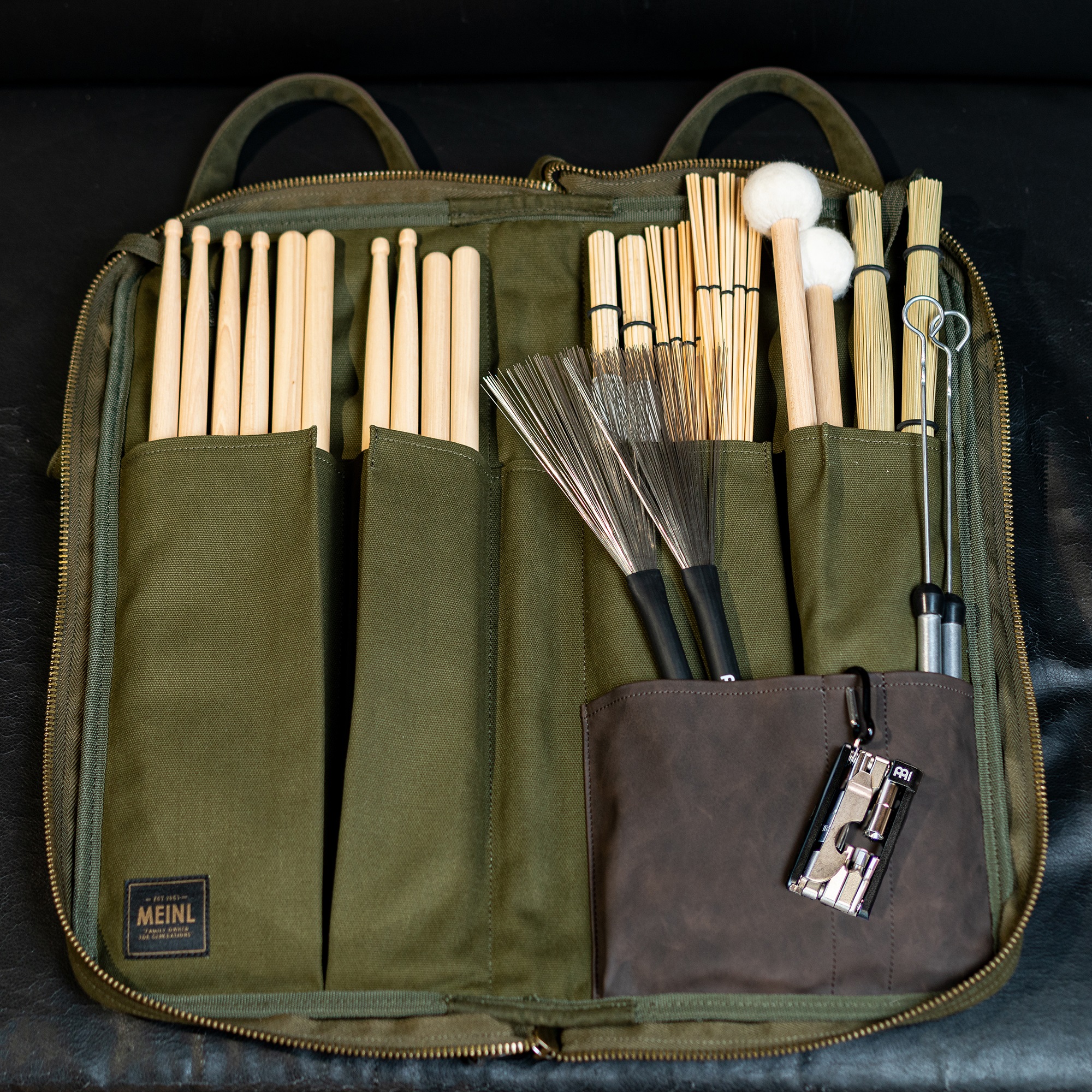 Meinl Waxed Canvas Forest Green Stick Bag (obrázek 4)