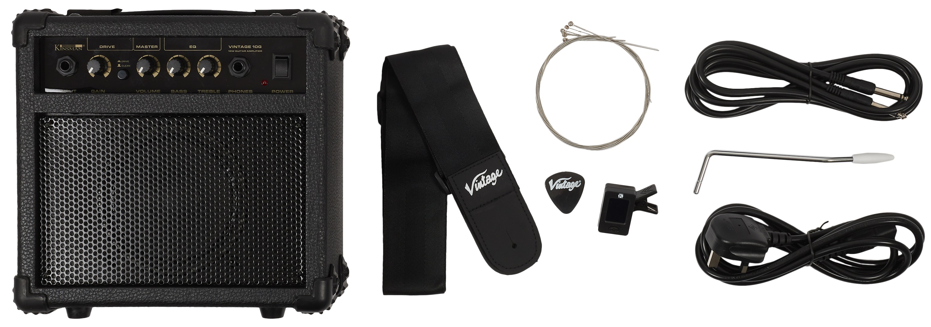 Vintage V60 Coaster Electric Guitar Pack BK (obrázek 7)