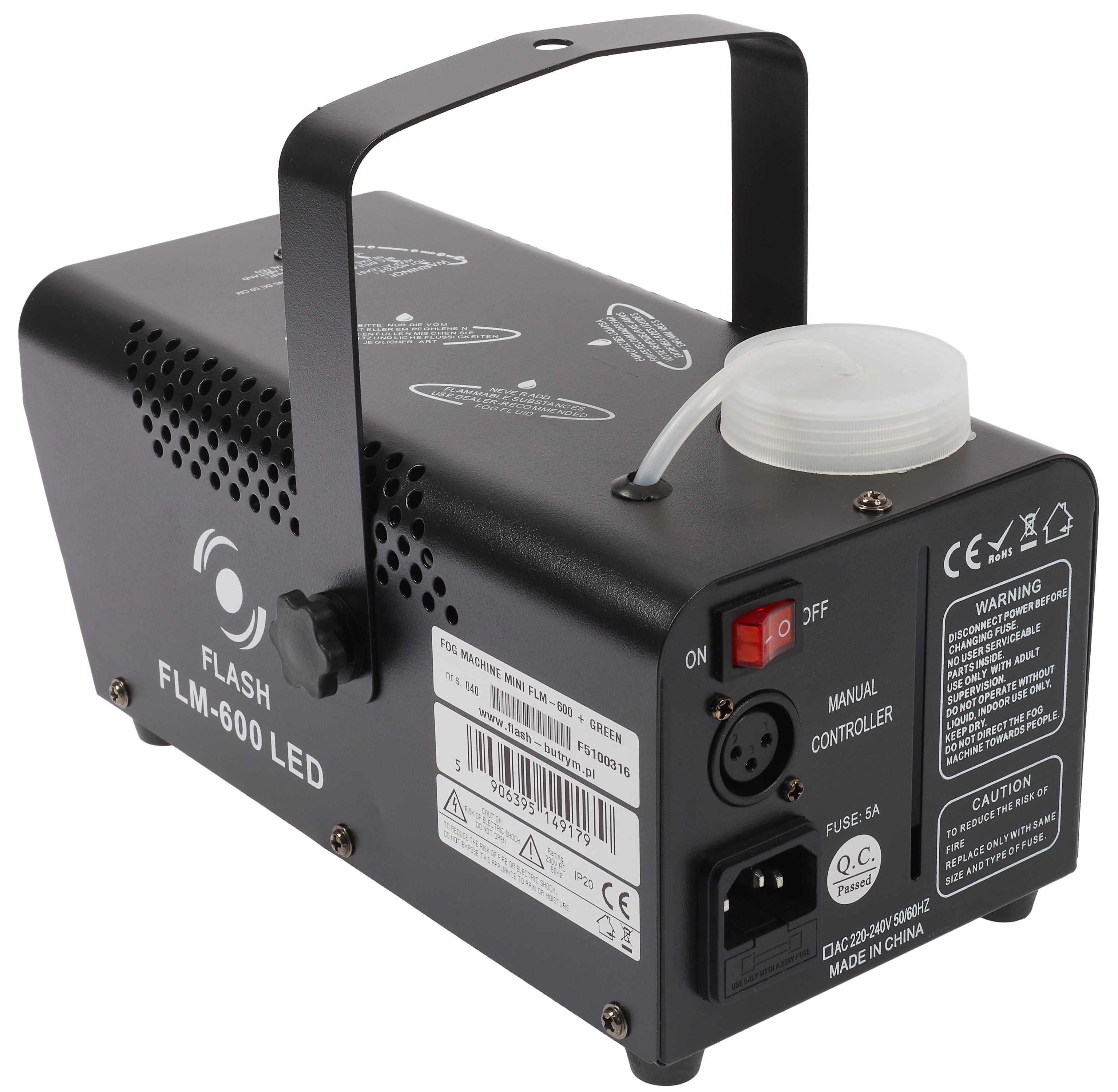 Flash FLM-600 MINI FOG MACHINE + Blue (použité) (obrázek 3)