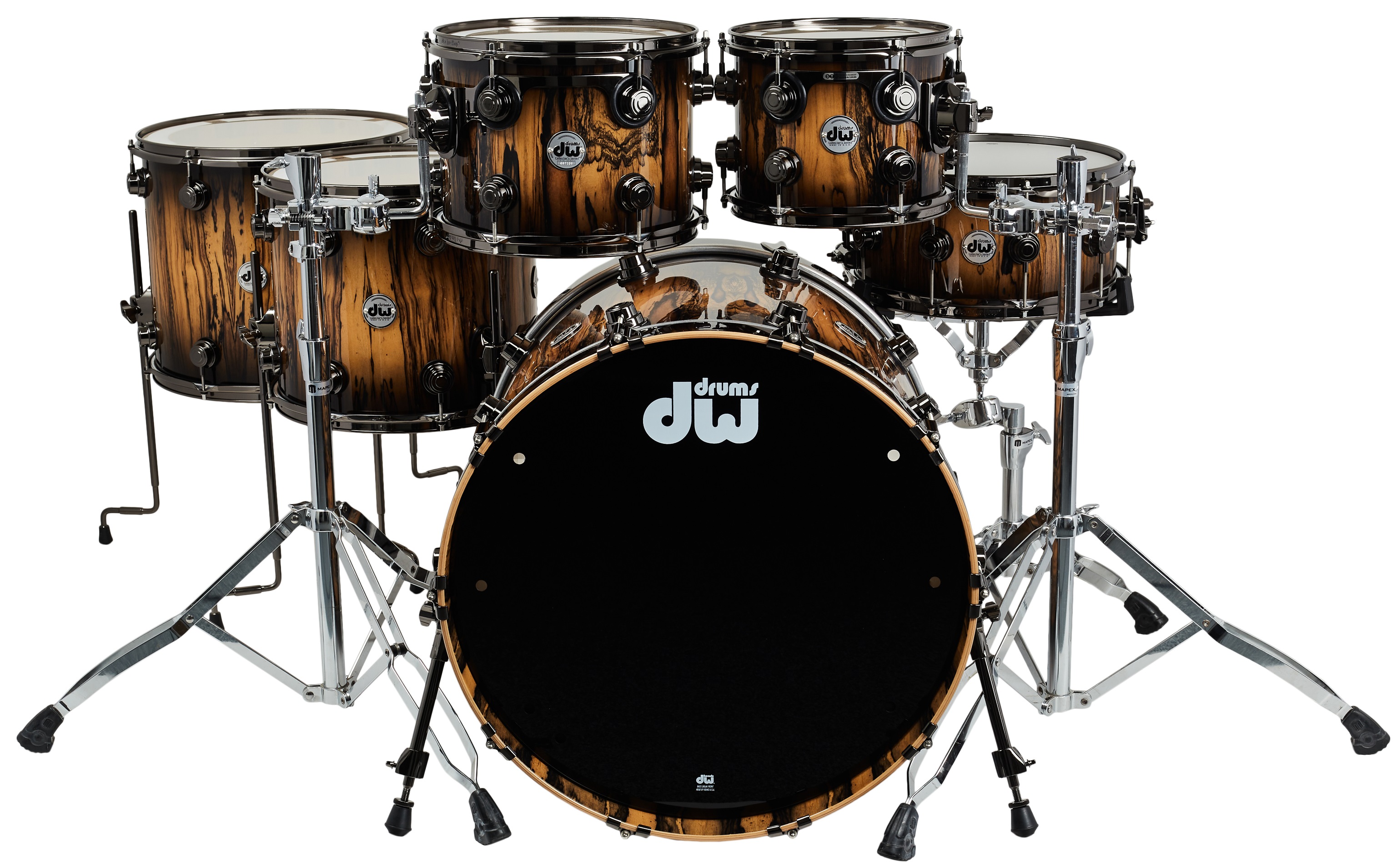 Levně DW Collector´s Natural to Black Burst over Royal Ebony