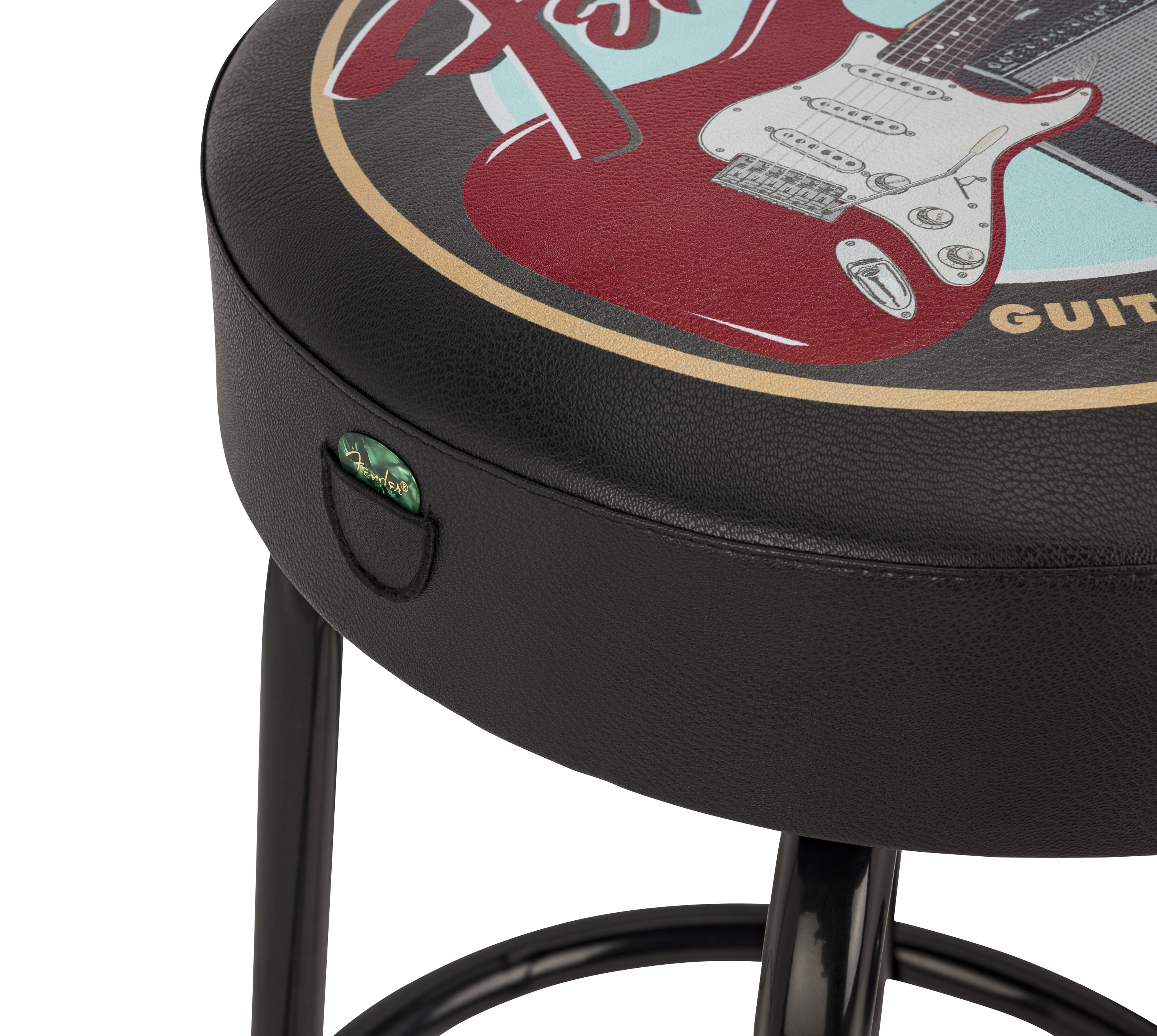 Fender 30" Guitars & Amps Pick Holder Barstool (obrázek 4)