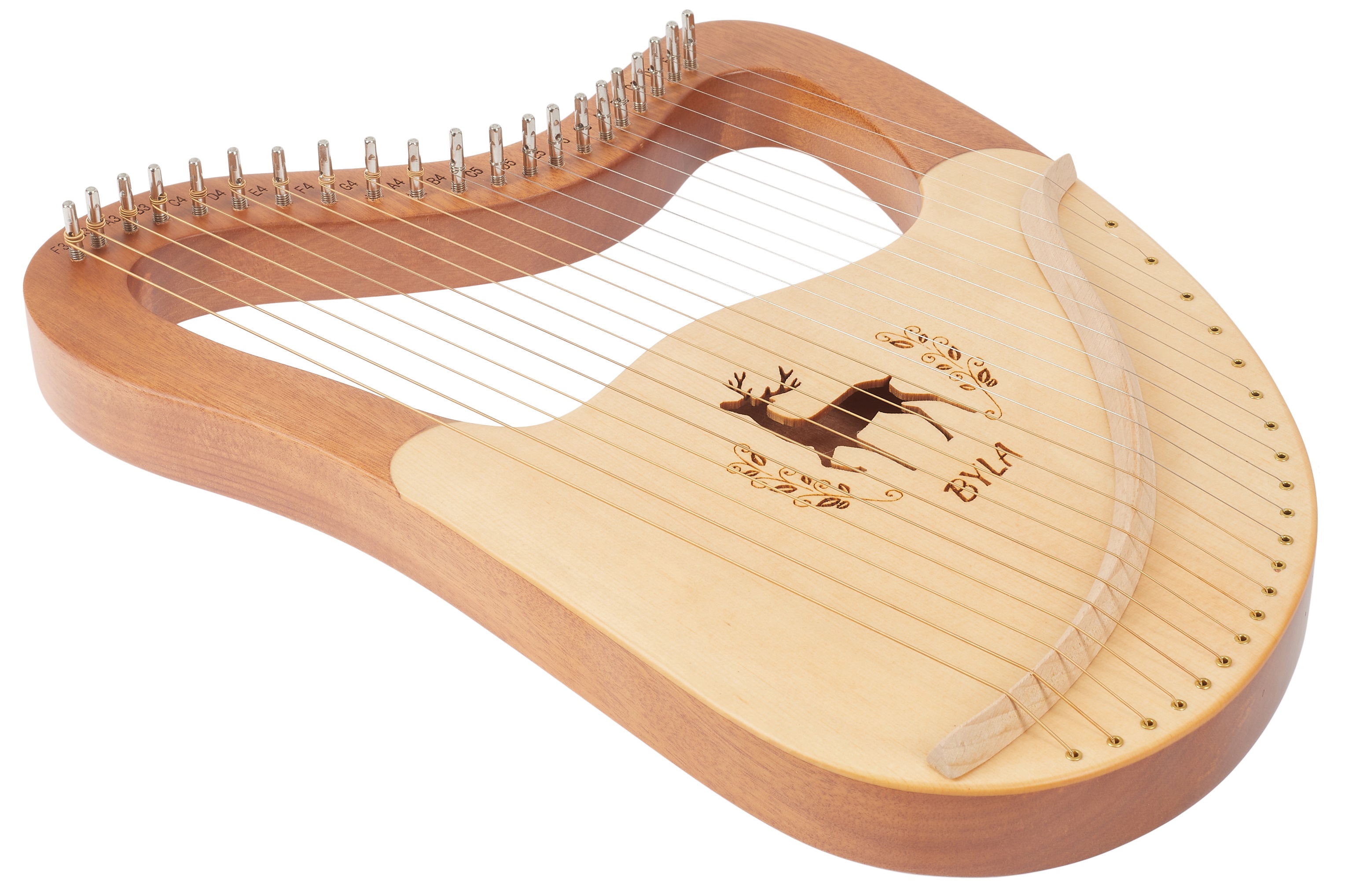 Byla Lyre Harp 21 Strings Coffee (obrázek 3)