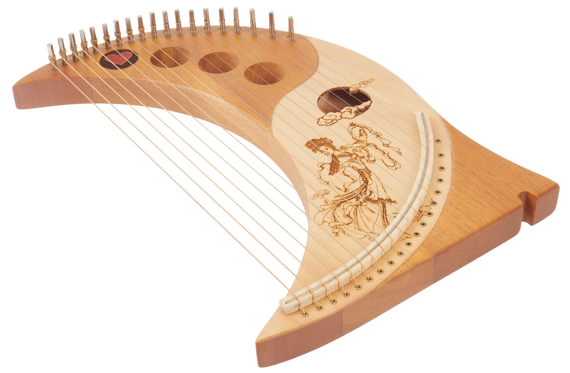 Cega Moon Harp 19 Strings Natural (obrázek 3)