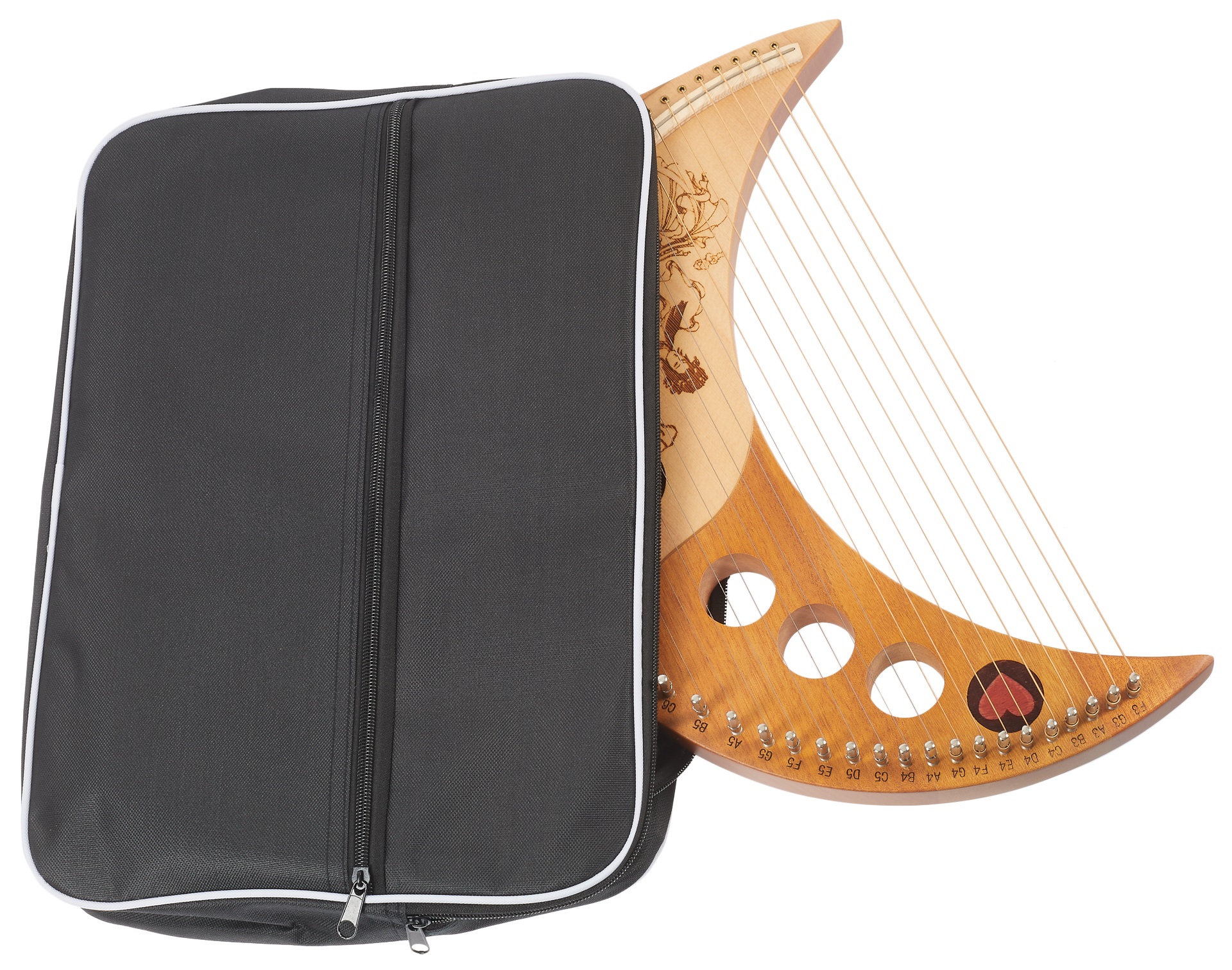 Cega Moon Harp 19 Strings Natural (obrázek 5)