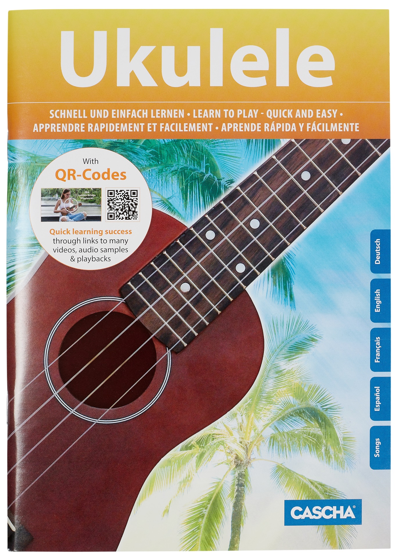 Cascha HH 3971 Soprano Ukulele Bundle Blue (obrázek 9)