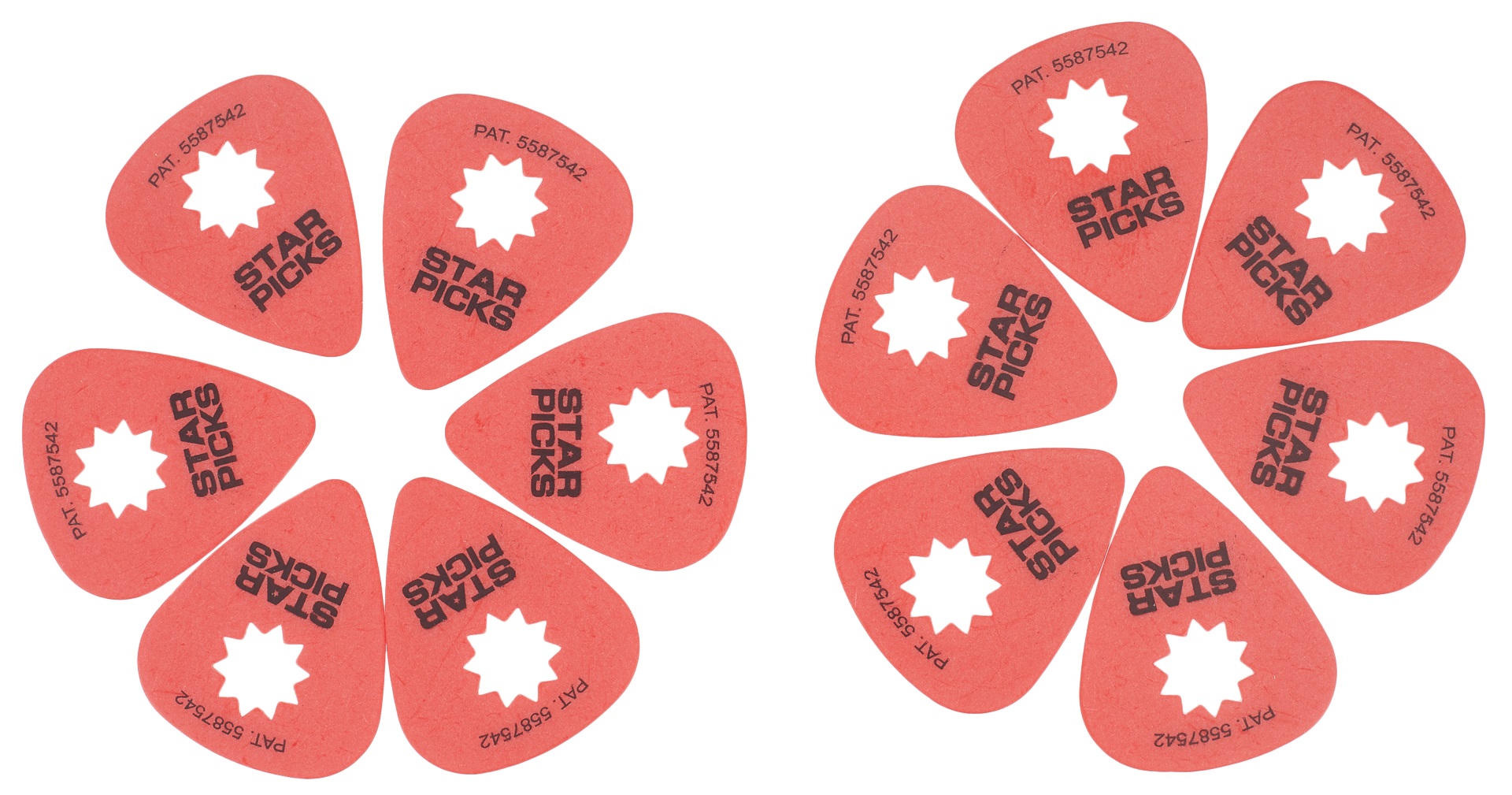 Star Picks 0.50 mm Red (obrázek 3)