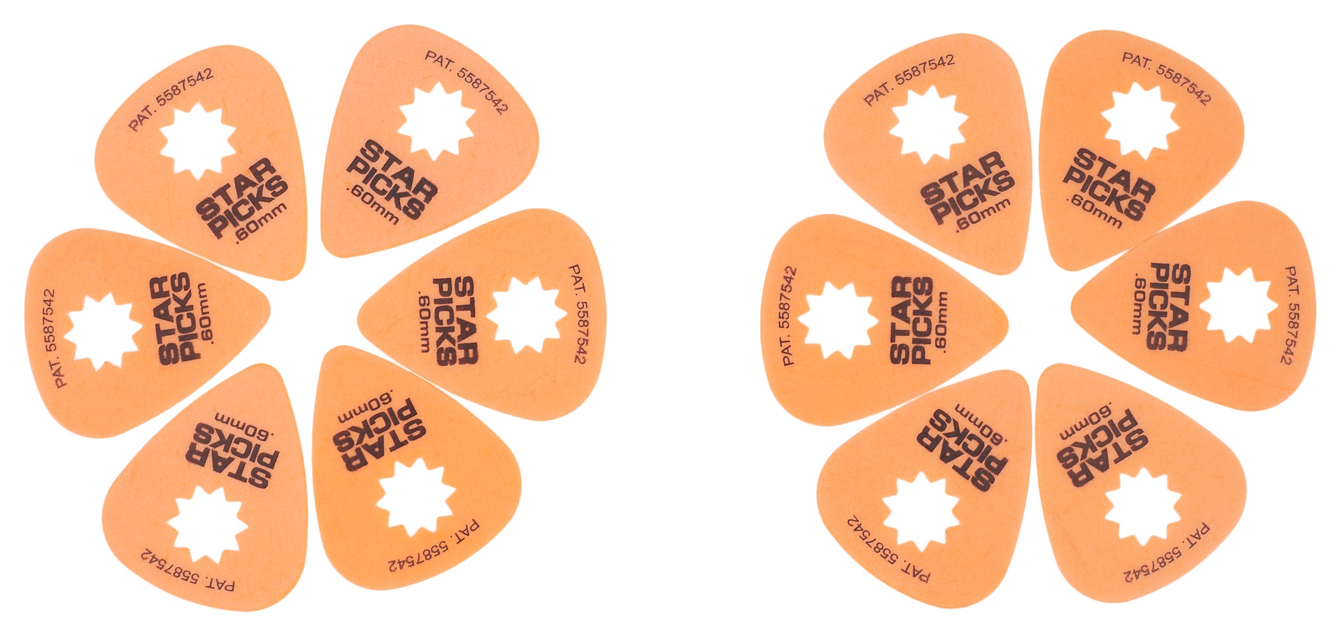 Star Picks 0.60 mm Orange (obrázek 3)