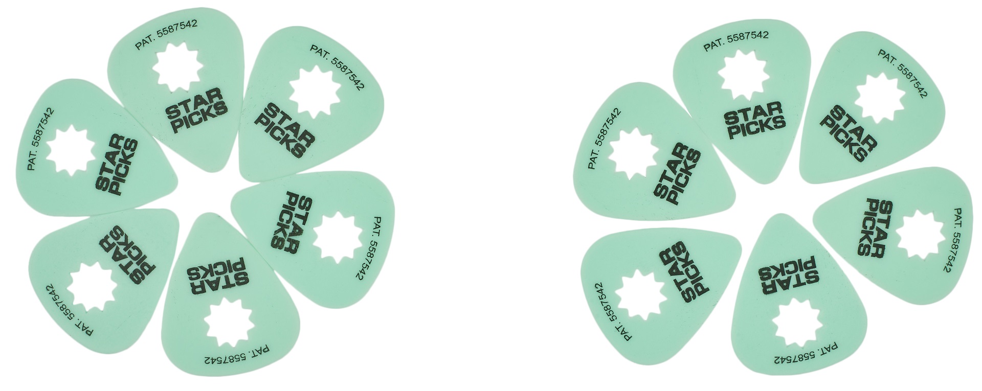 Star Picks 0.88 mm Green (obrázek 3)