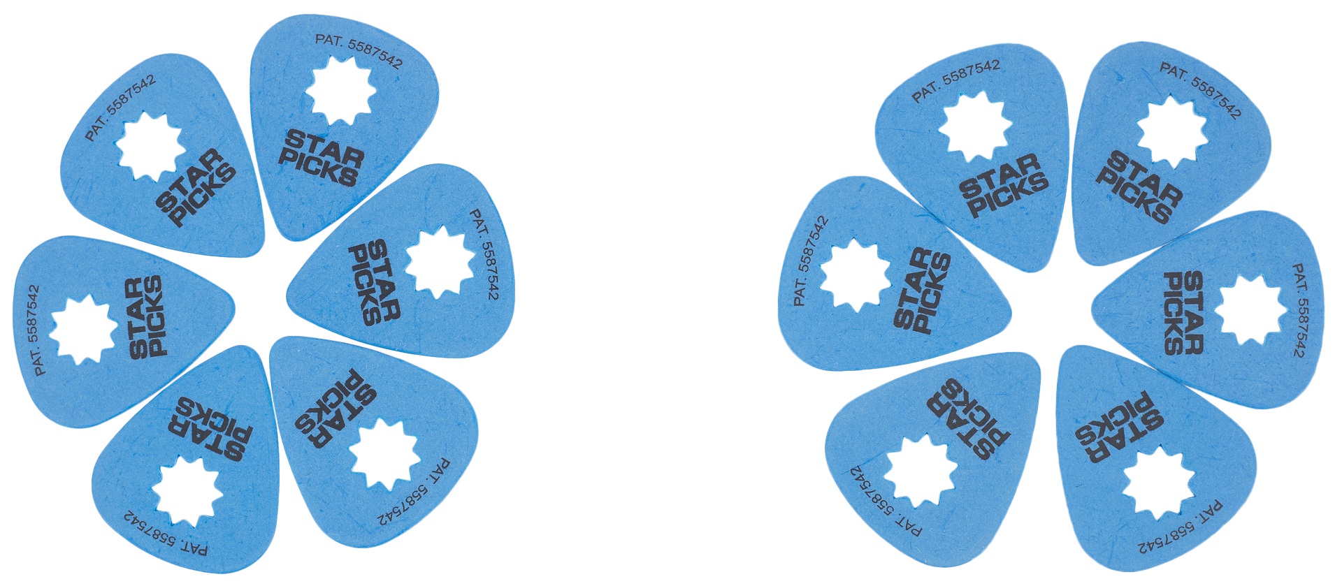 Star Picks 1.00 mm Blue (obrázek 3)