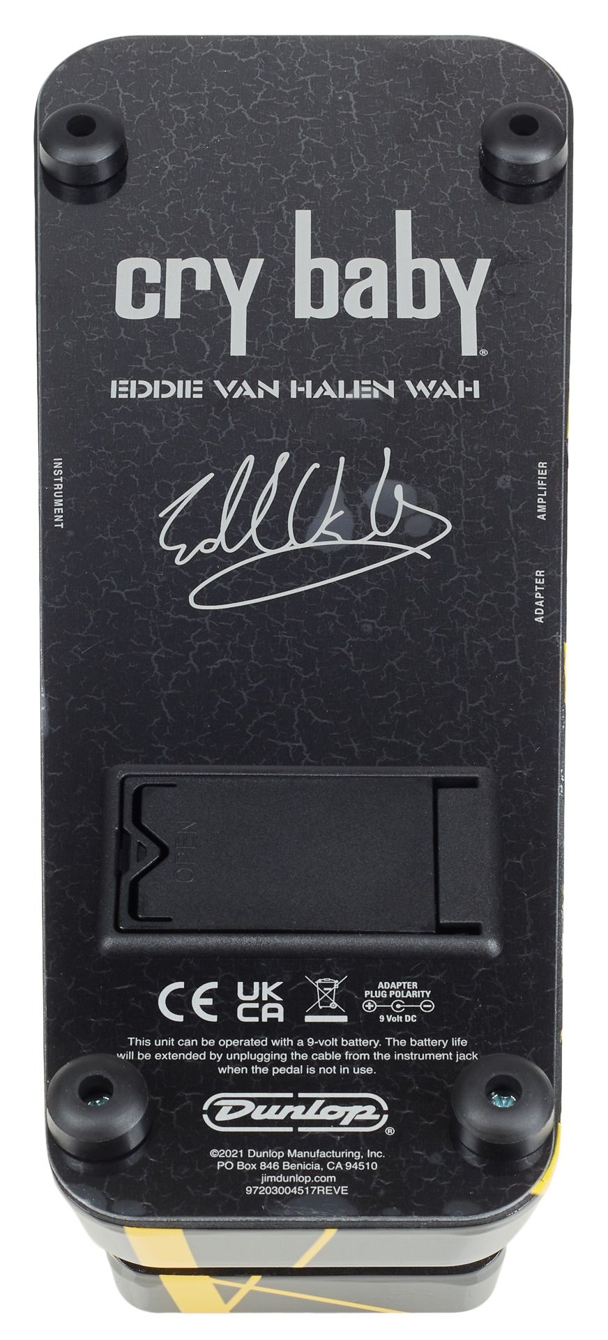 Dunlop EVH95 Cry Baby Eddie Van Halen Signature Wah Wah (obrázek 5)