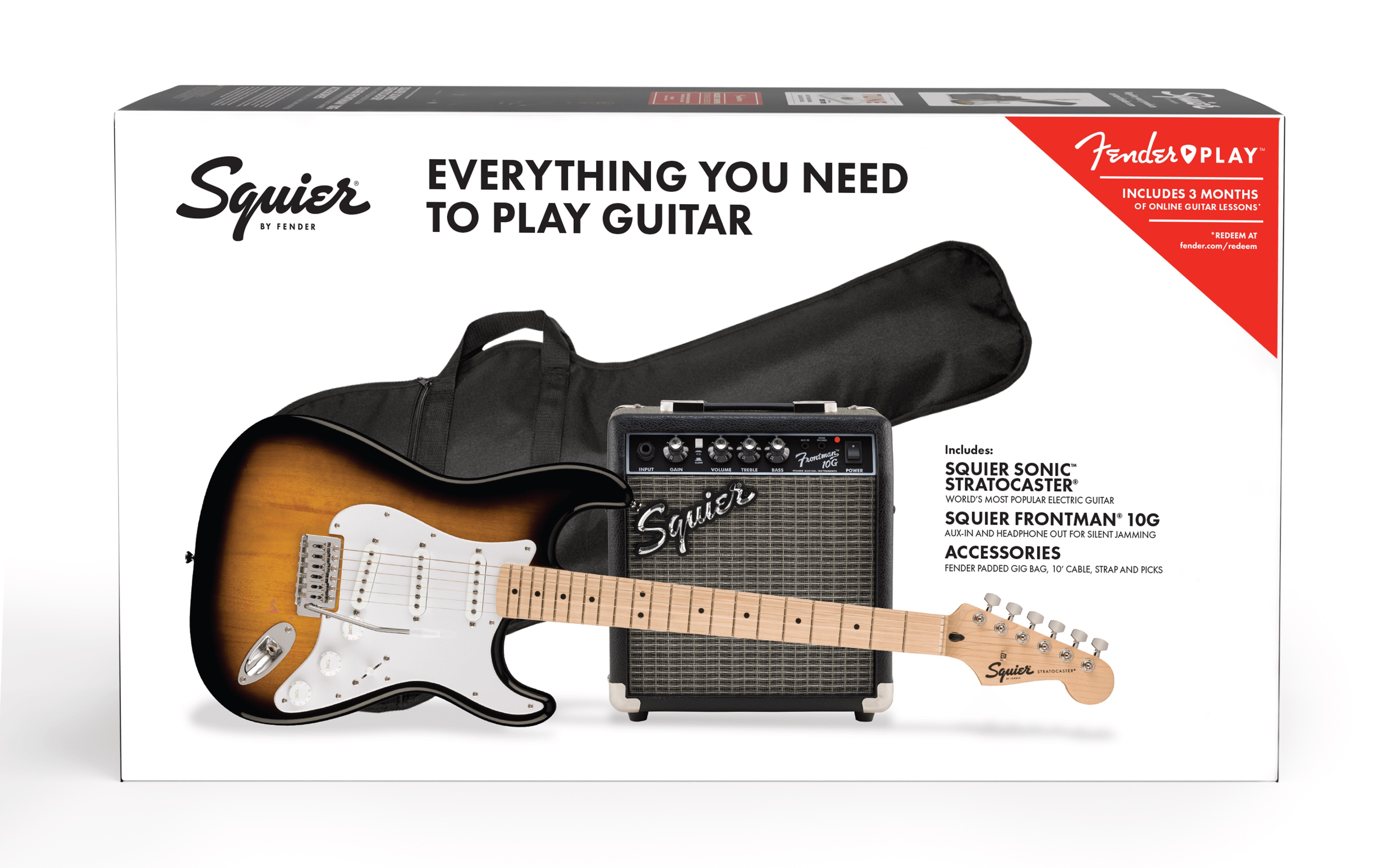 Fender Squier Sonic Stratocaster Pack 2TS 10G (obrázek 3)