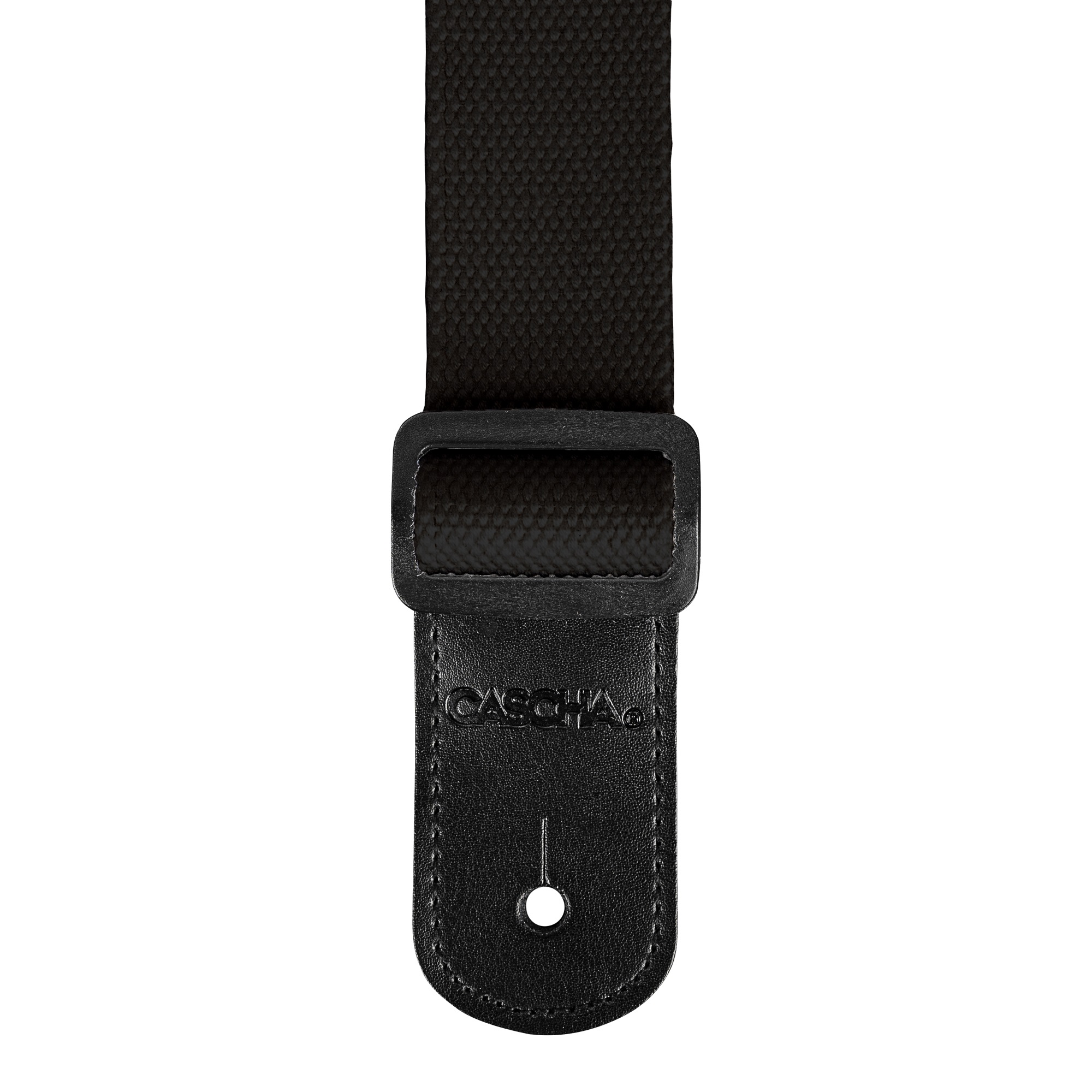 Cascha Ukulele Strap Poly-Cotton - Black (obrázek 3)
