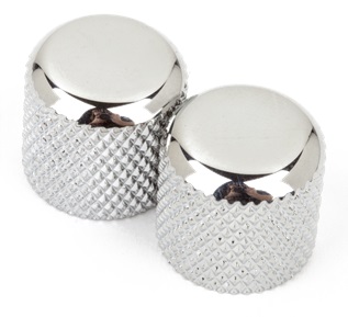 Fender Telecaster/Precision Bass Dome Knobs, Chome