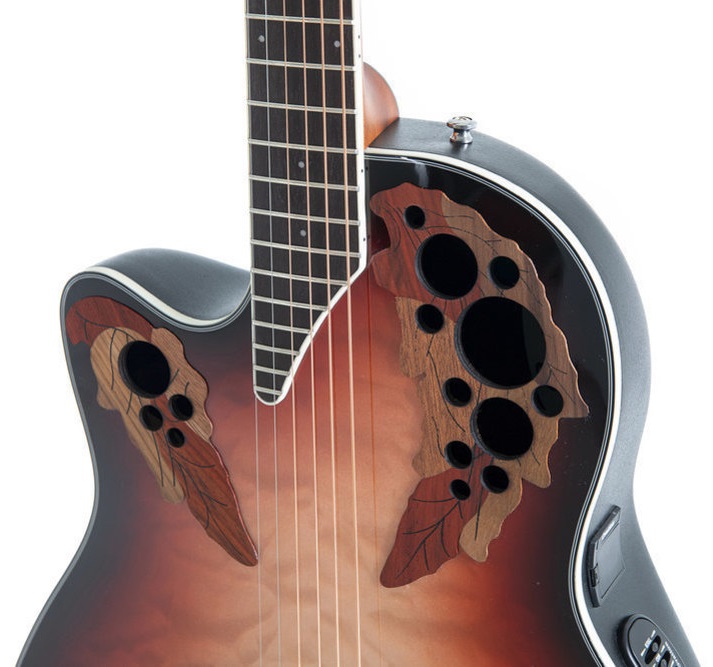 Ovation Celebrity Elite Plus Mid Cutaway LH Ruby Burst (obrázek 4)