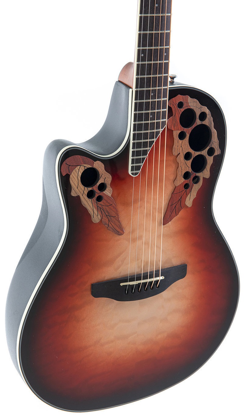 Ovation Celebrity Elite Plus Mid Cutaway LH Ruby Burst (obrázek 3)