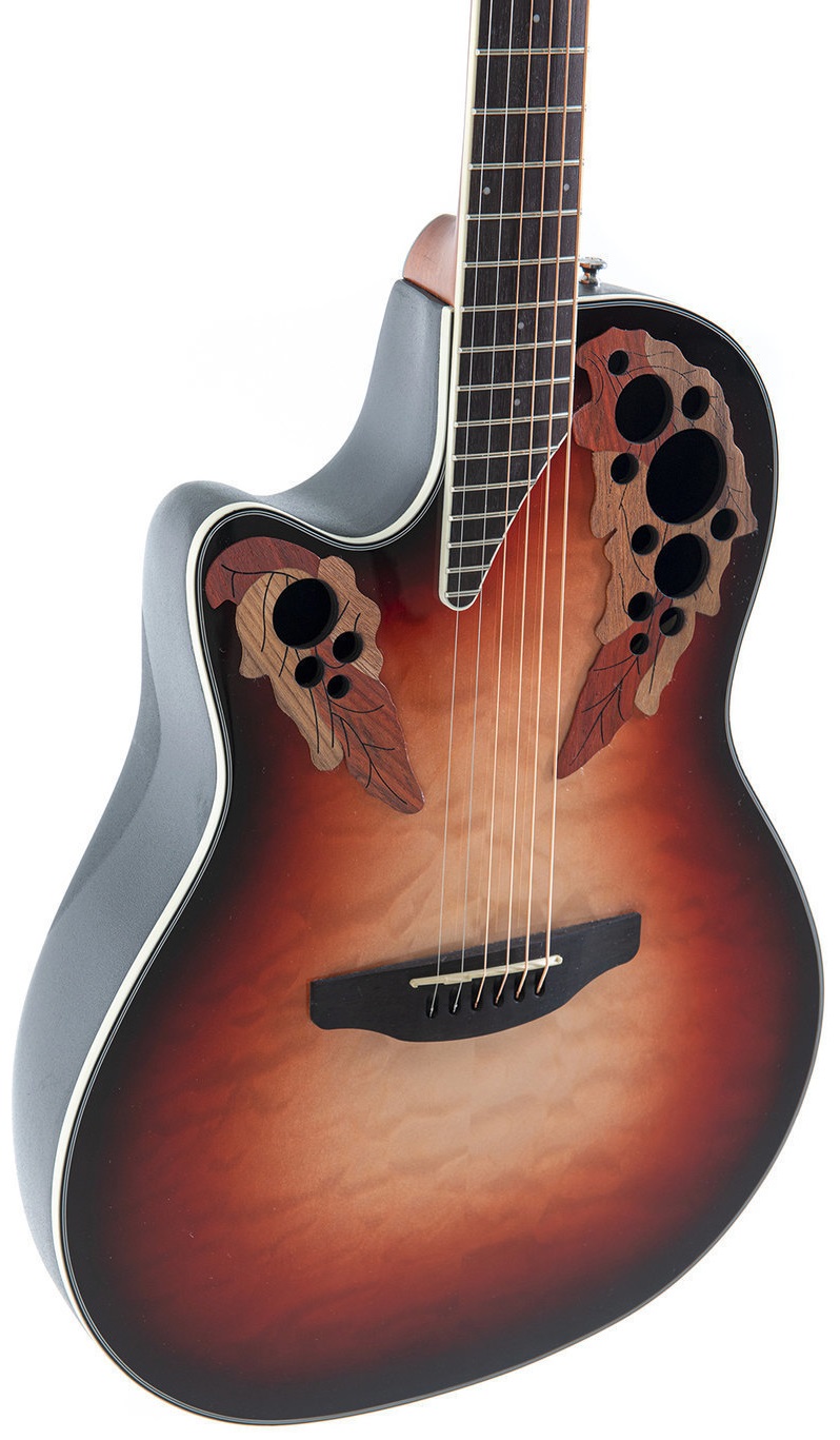 Ovation Celebrity Elite Mid Cutaway LH Black (obrázek 3)
