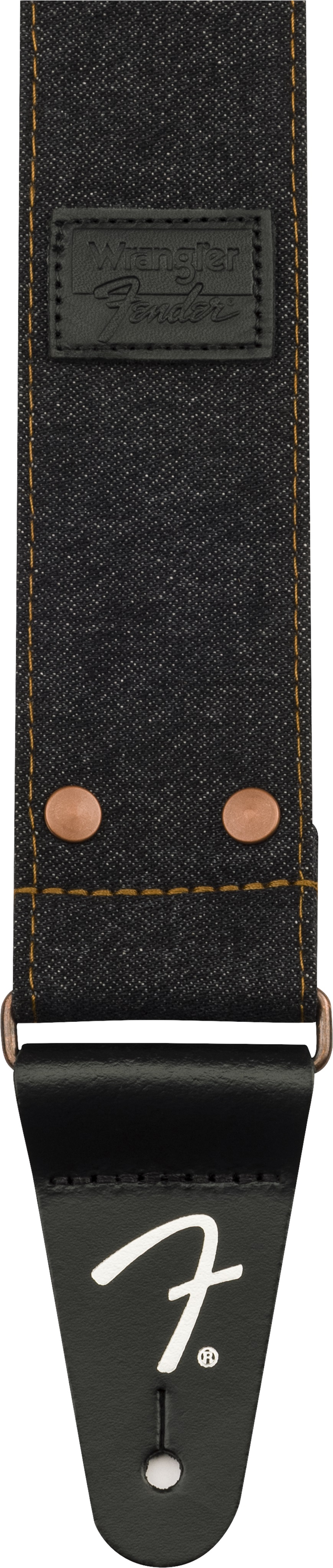 Fender Wrangler Denim Strap Black (obrázek 4)