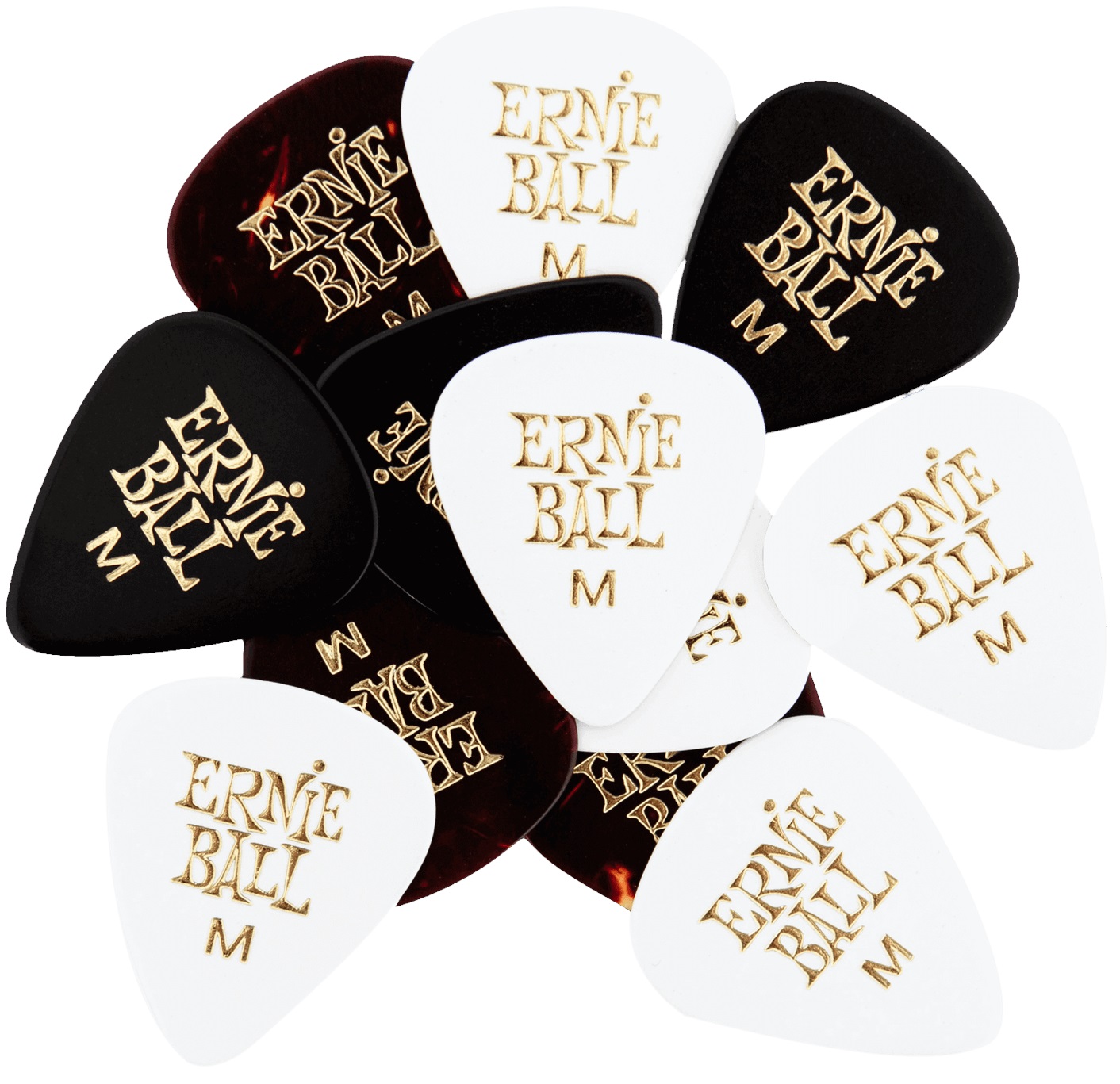 Levně Ernie Ball 9178 Cellulose Picks Medium Assorted 12-Pack