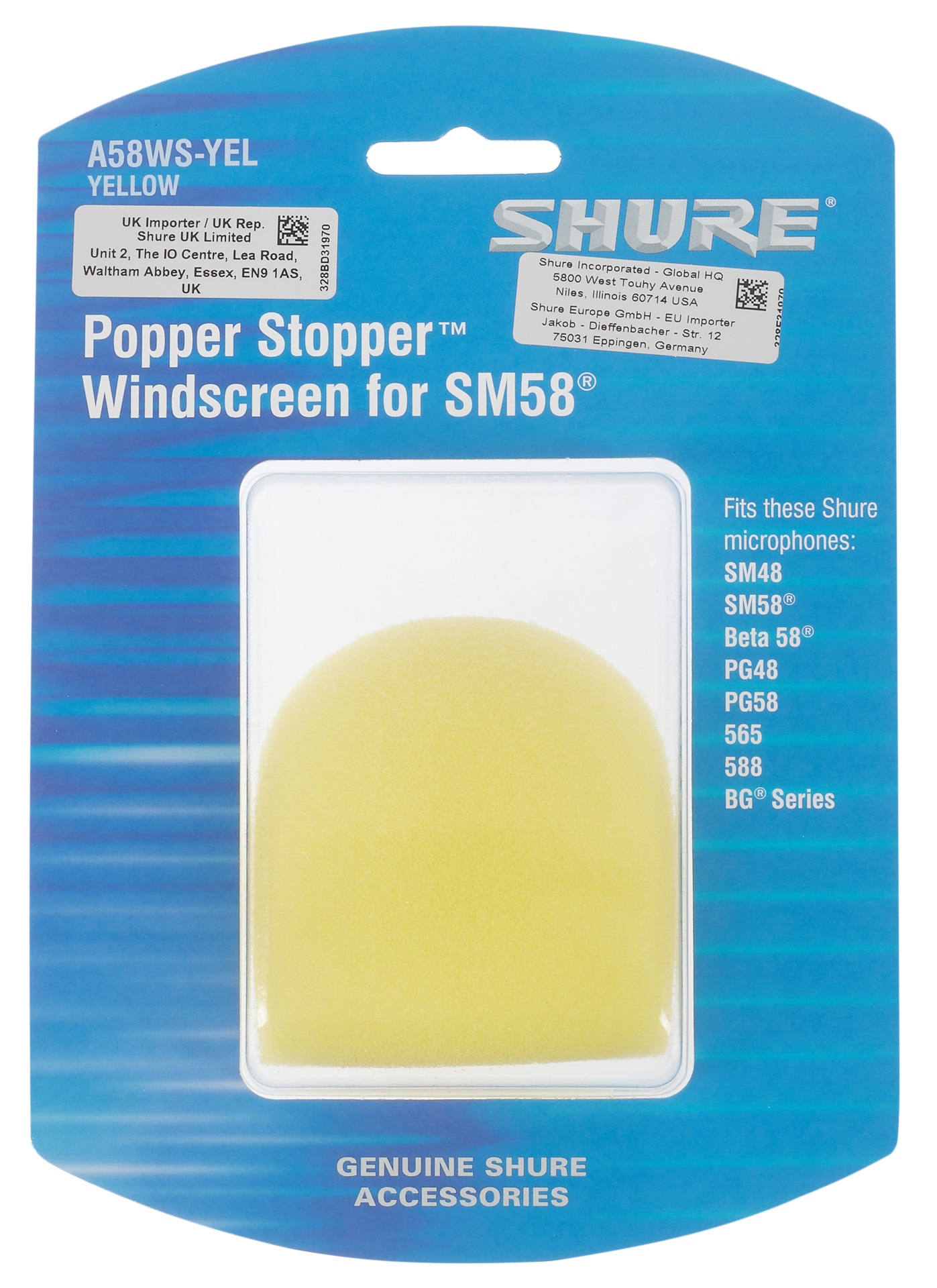 Levně Shure A58WS-YEL