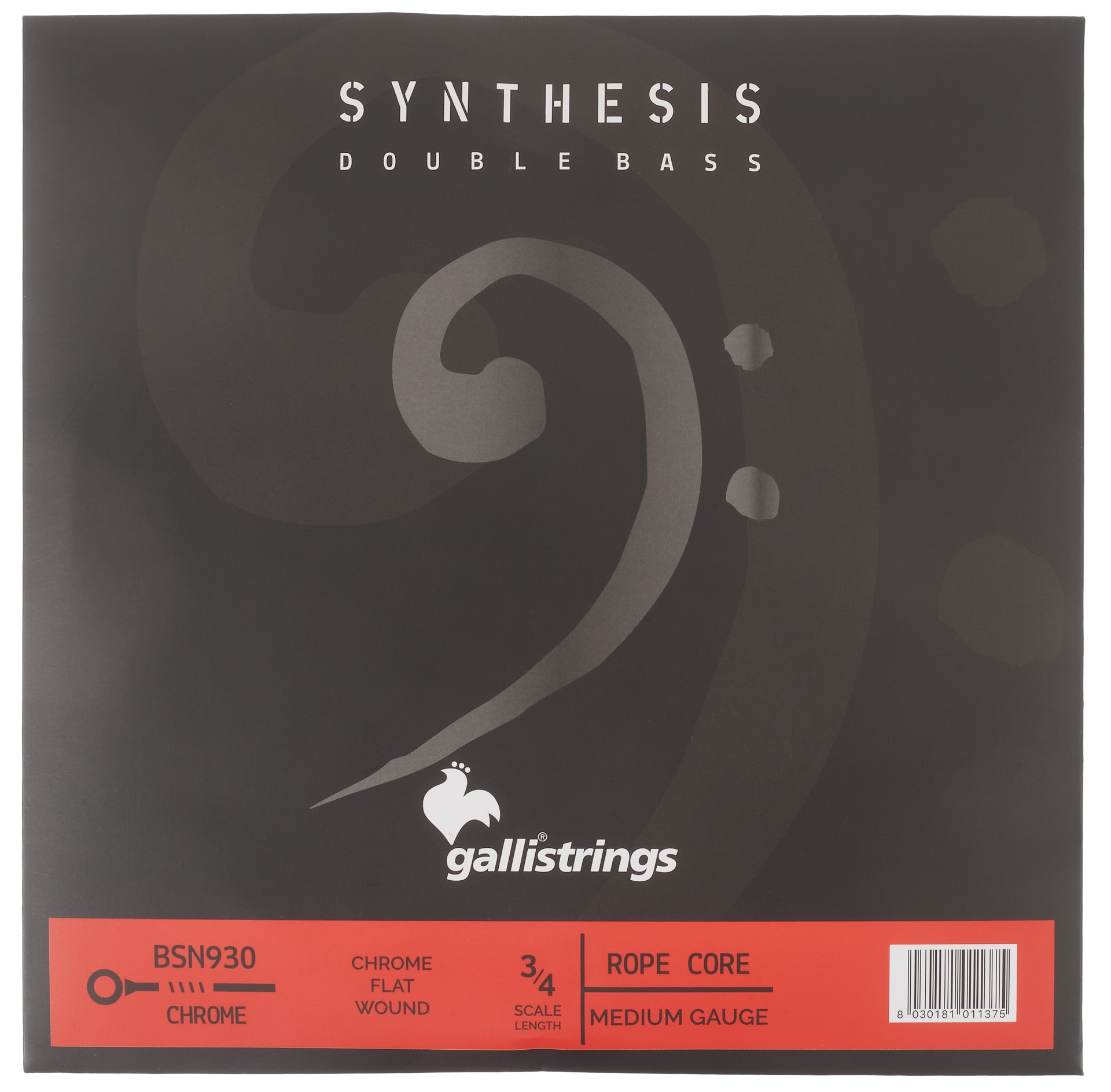 Levně Galli BSN 930 Synthesis Bass Rope Chrome 3/4