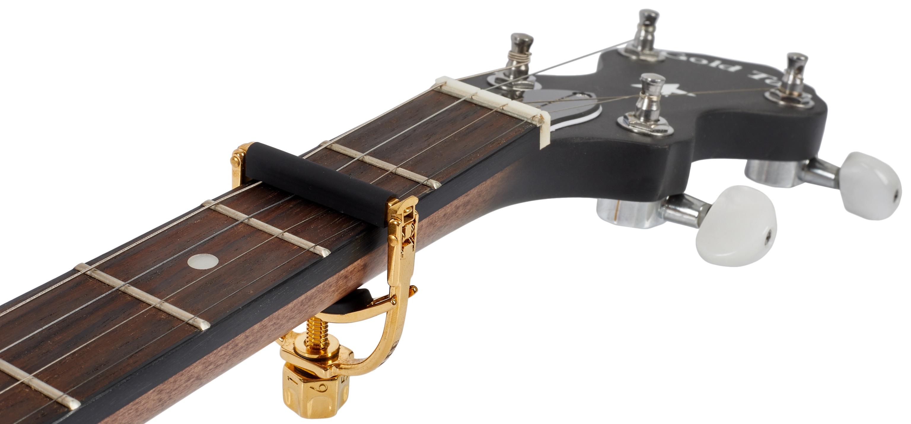 Shubb F5 FineTune Royale Capo Banjo Gold (obrázek 4)