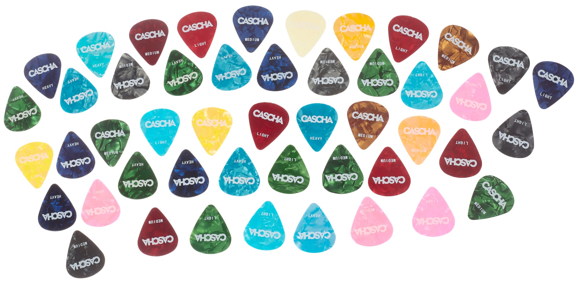 Levně Cascha Guitar Pick Set 48