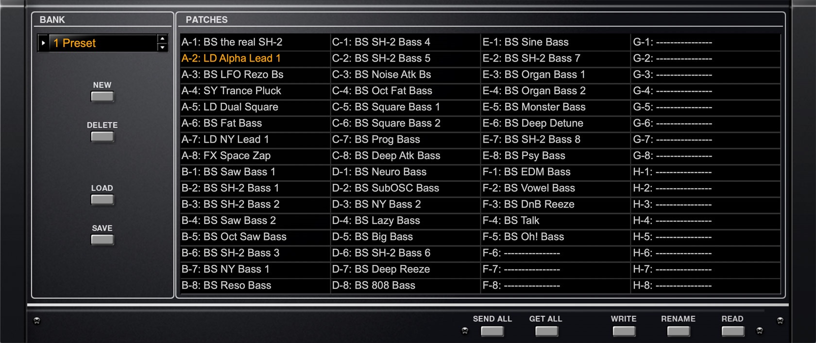 Roland SH-2 Key (obrázek 3)