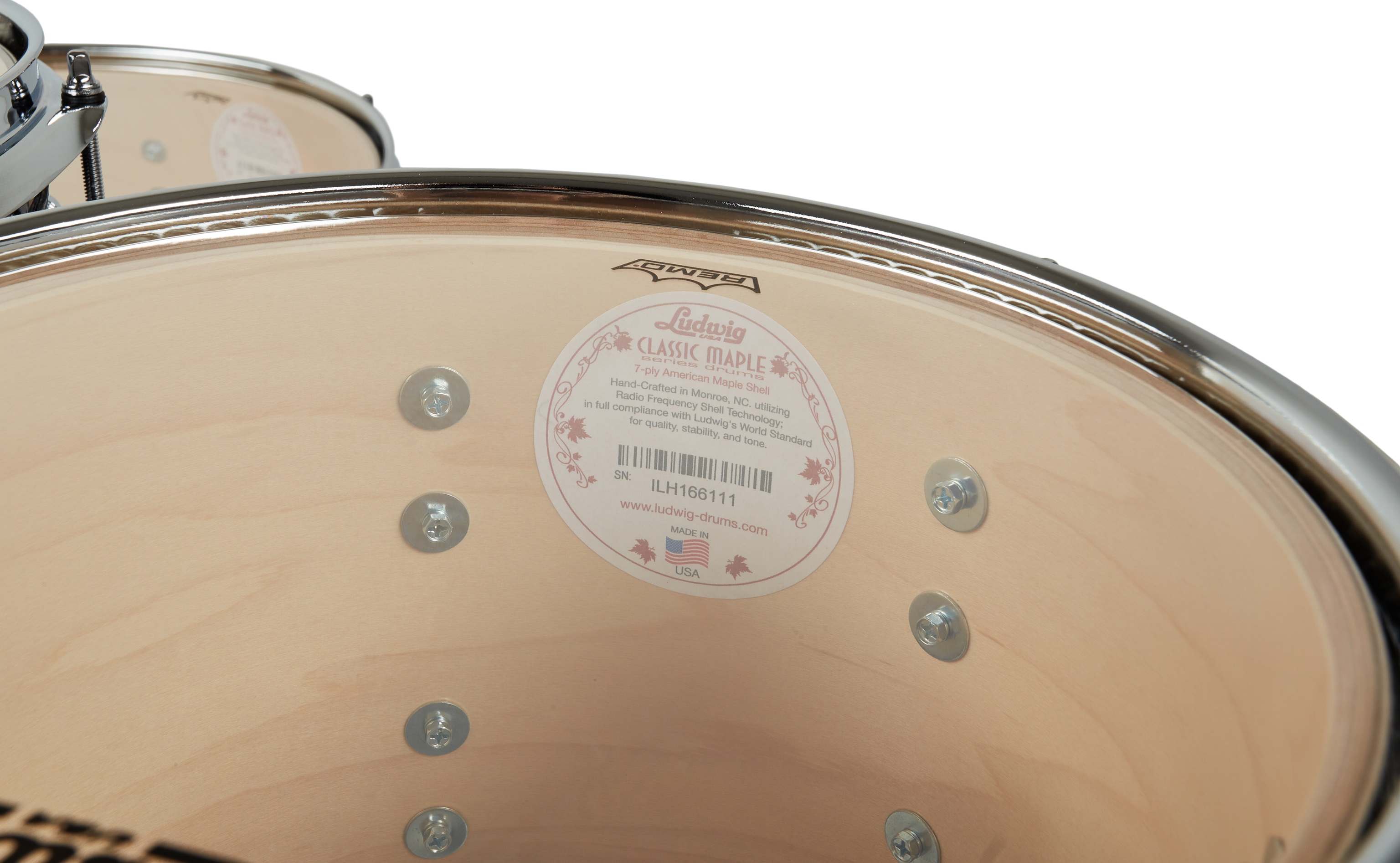 Ludwig Classic Maple Mod Vintage Black Oyster (obrázek 9)