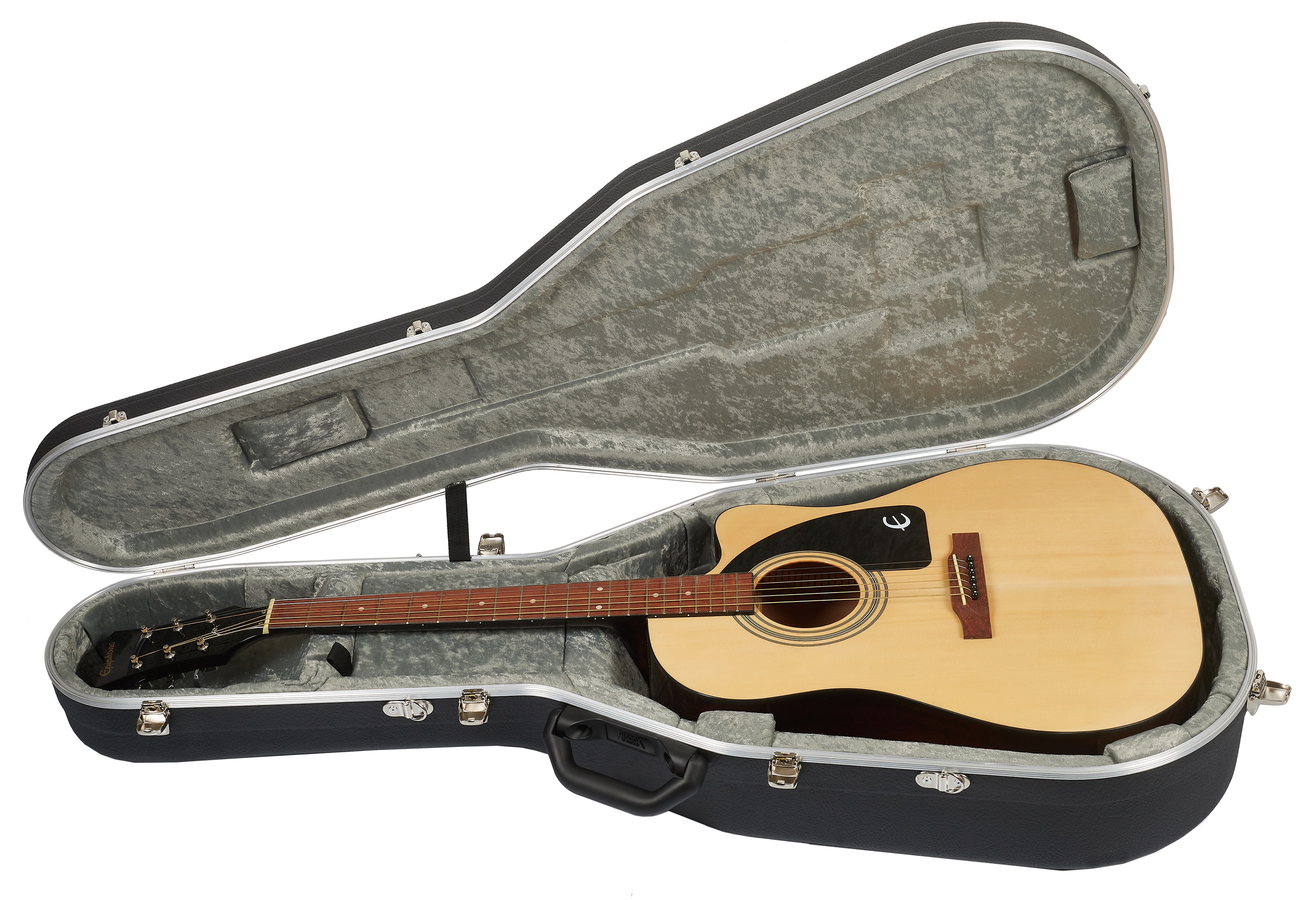 Hiscox Pro-II Large Classical Guitar Hard Case Black/Silver (obrázek 7)