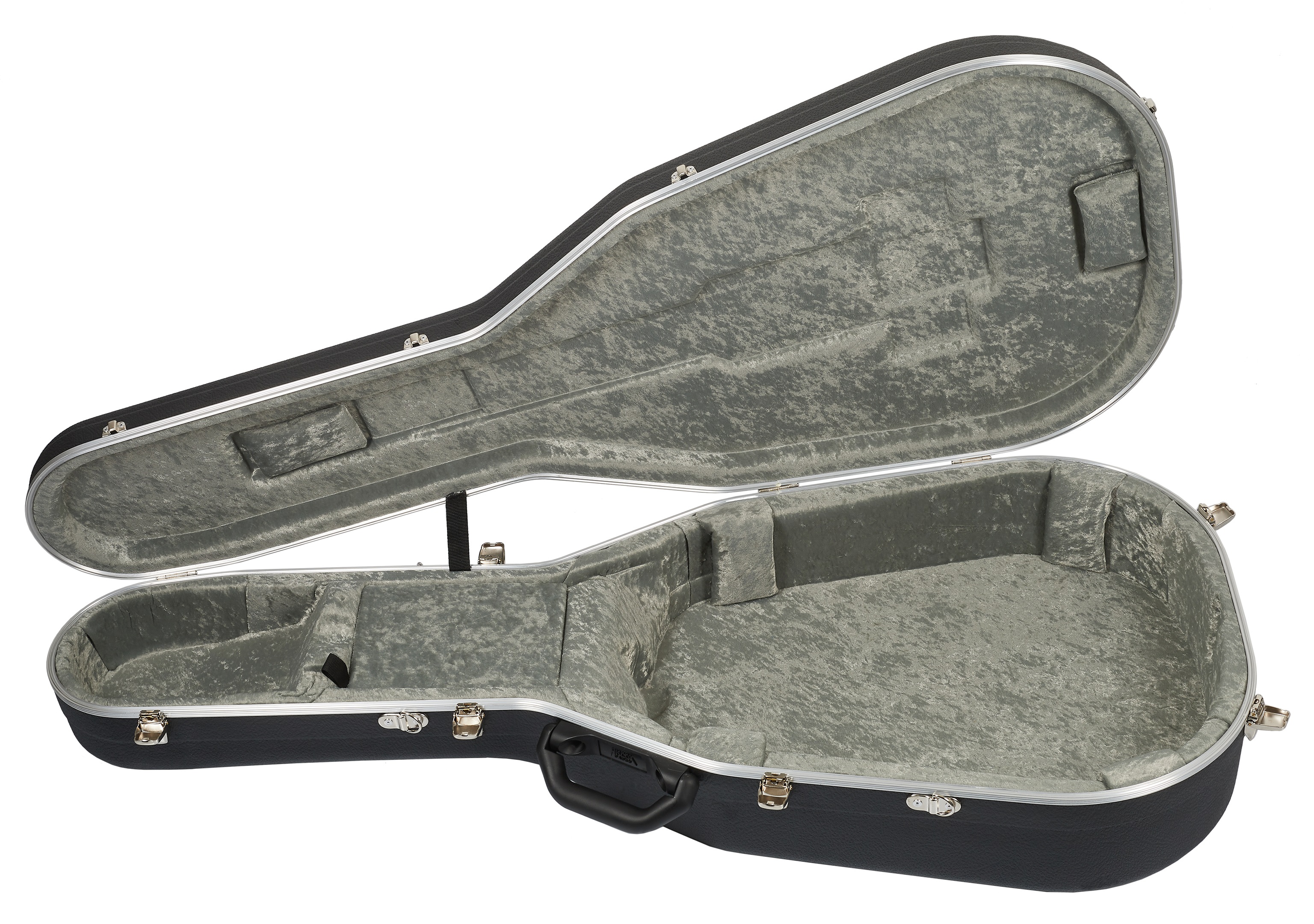 Hiscox Pro-II Large Classical Guitar Hard Case Black/Silver (obrázek 6)