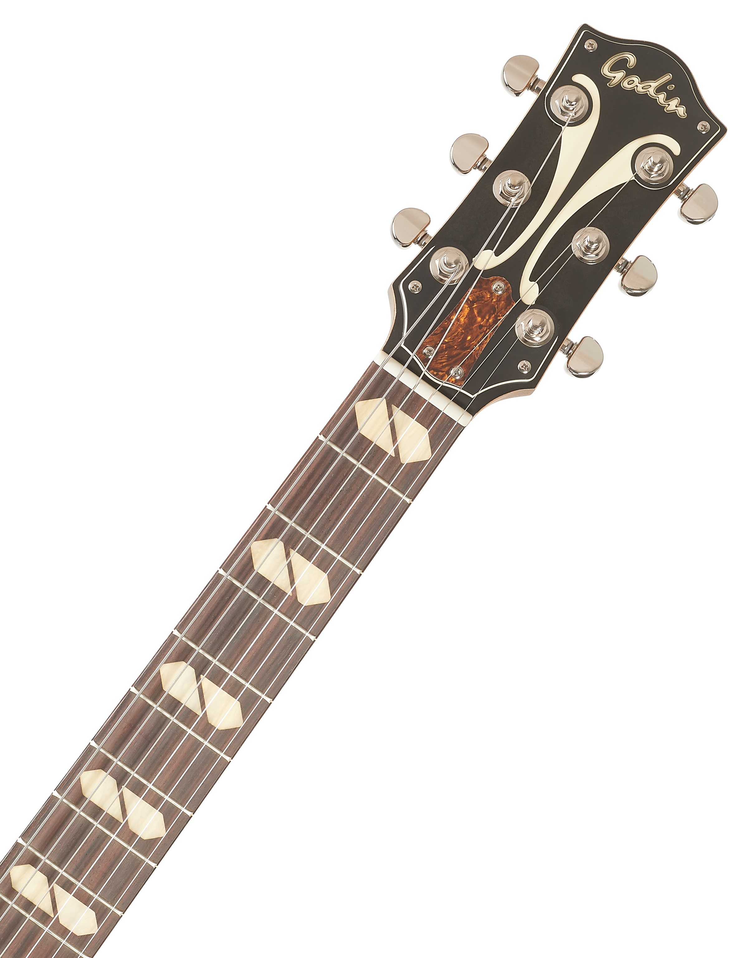 Godin 5th Avenue Jumbo P-Rail Harvest Gold (obrázek 4)