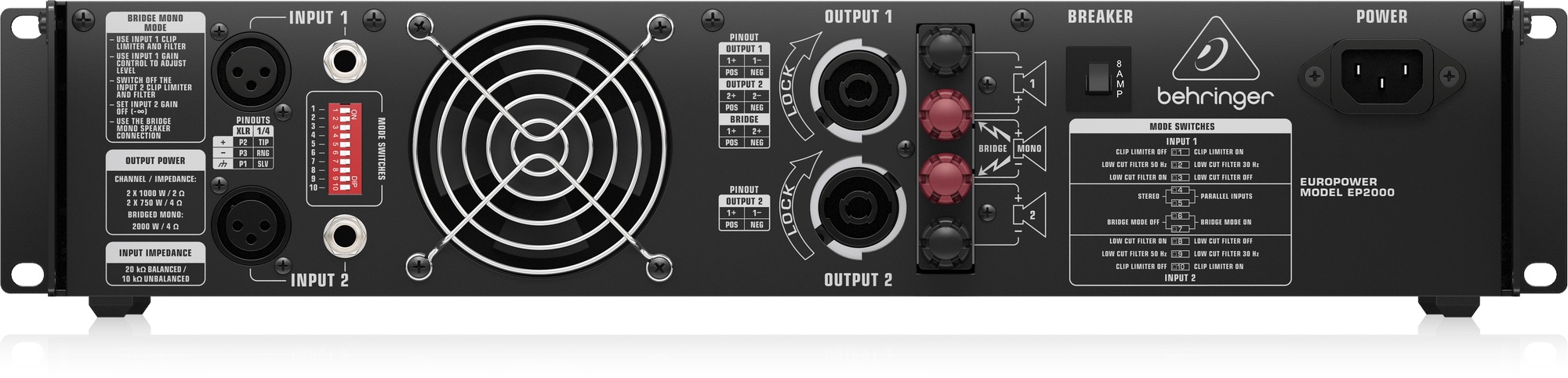 Behringer EP2000 (obrázek 5)