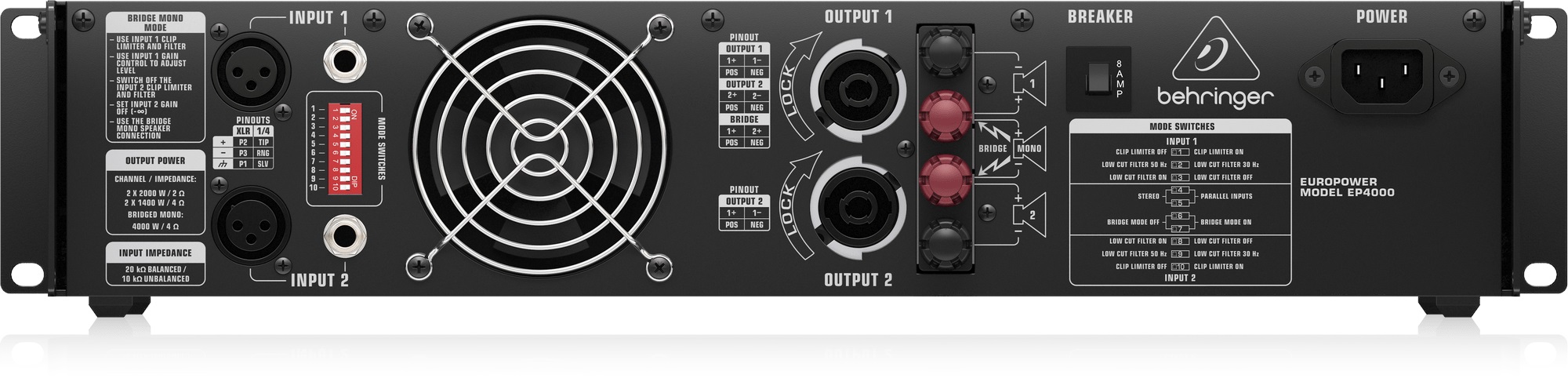 Behringer EP4000 (obrázek 5)