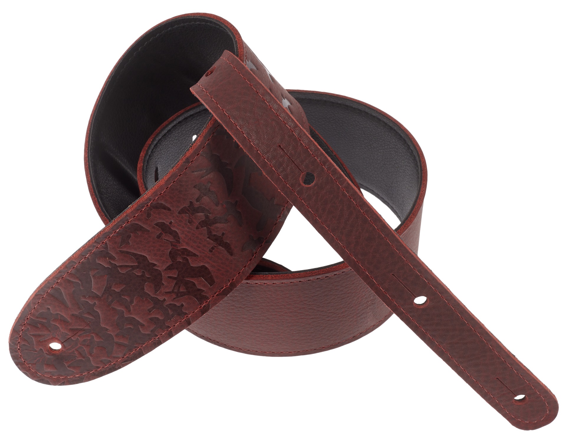 PRS 2.5" Leather Bird Swarm Strap, Rust (obrázek 3)