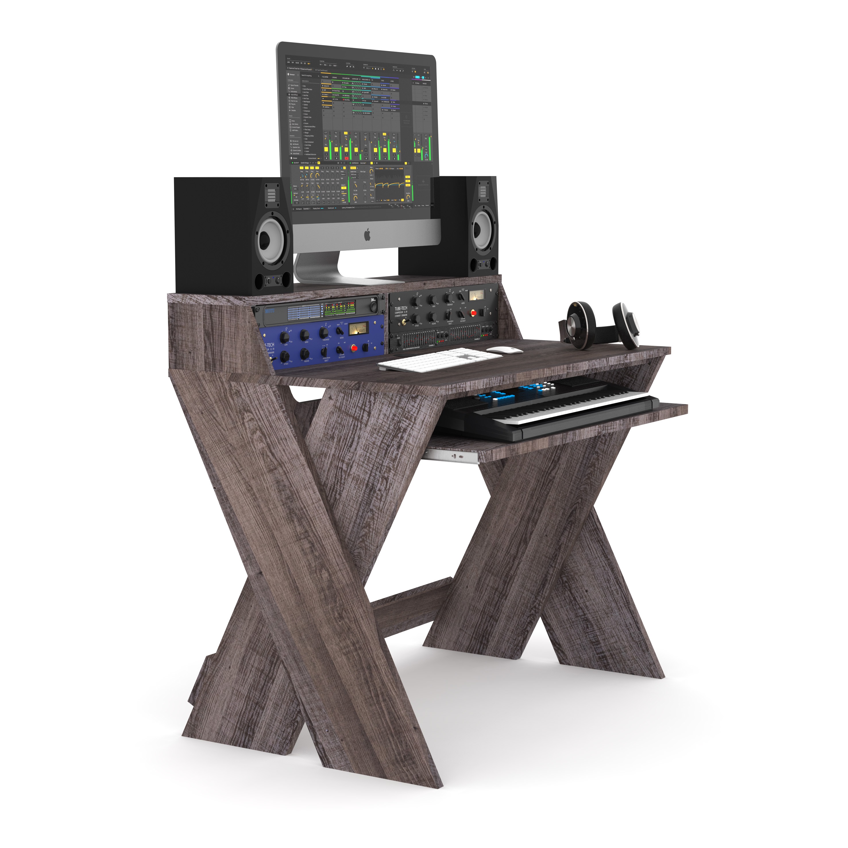 Glorious Sound Desk Compact Walnut (obrázek 5)