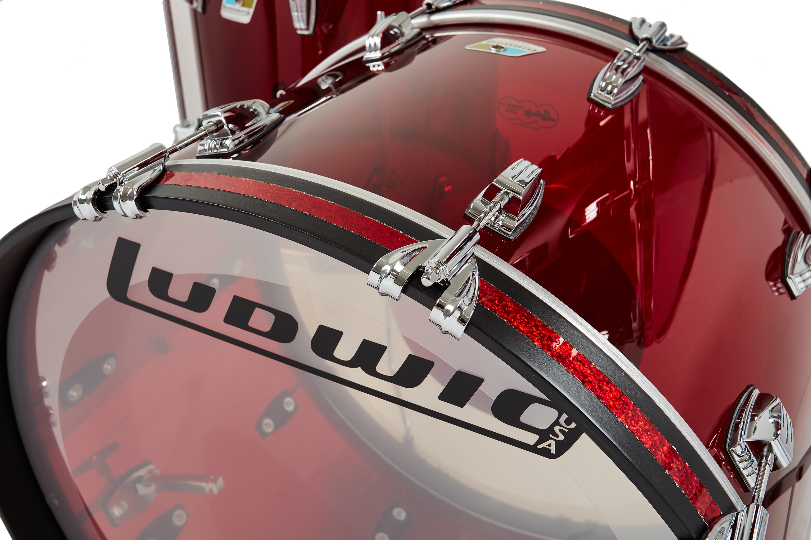 Ludwig Vistalite 50th Anniversary Probeat Red (obrázek 4)