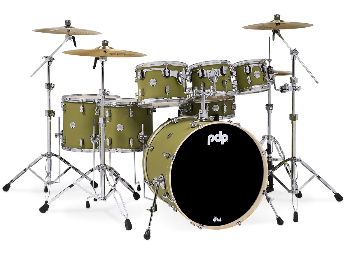 Levně PDP Concept Maple 7 Piece Satin Olive FinishPly