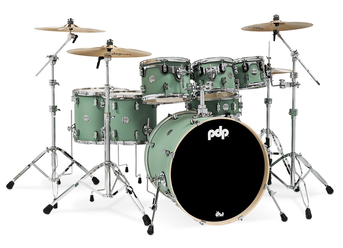 Levně PDP Concept Maple 7 Piece Satin Seafoam FinishPly